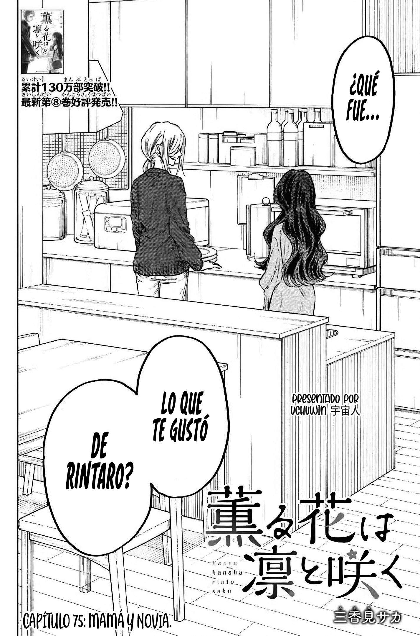 Kaoru Hana Wa Rin To Saku Capitulo 75 página 4