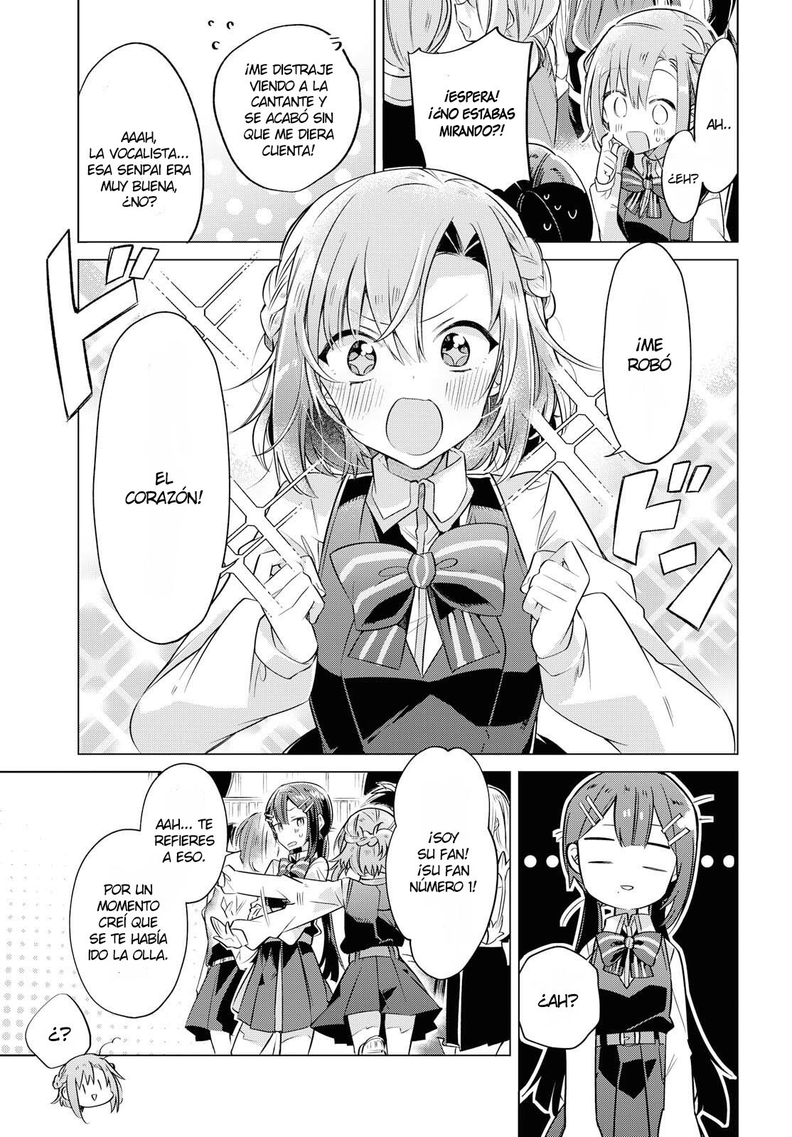 Whispering You a Love Song Capitulo 1: El Tejado, una Guitarra, &amp; Senpai. página 12