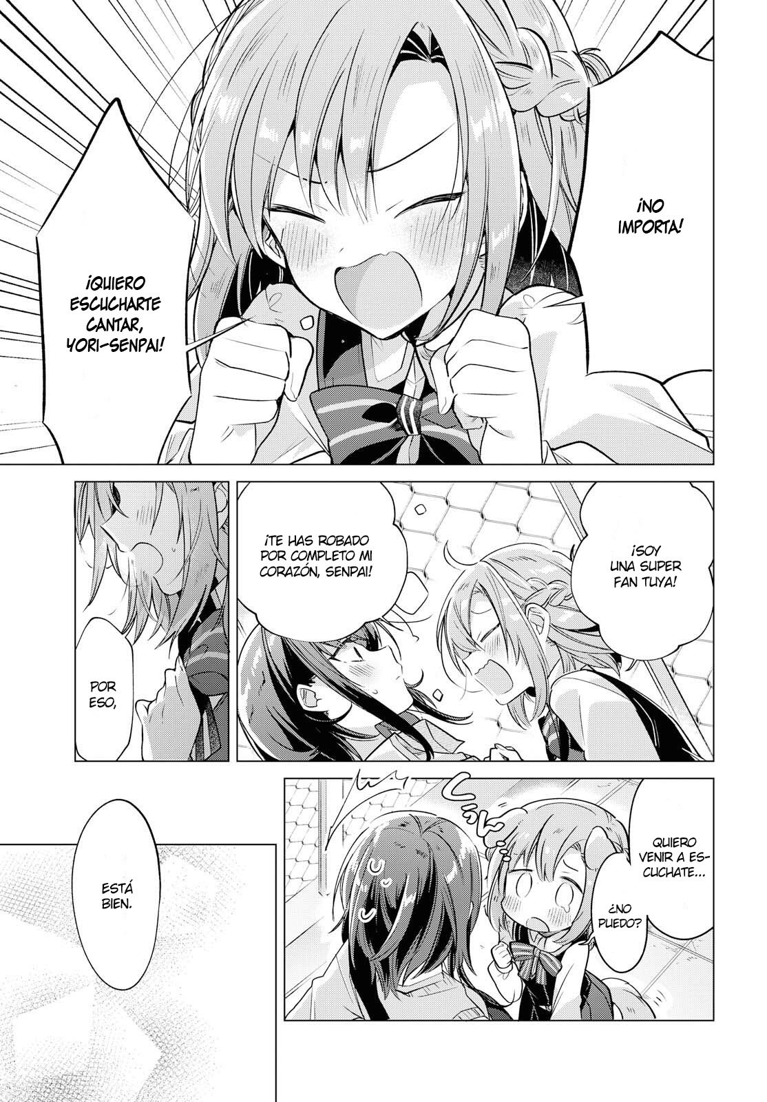 Whispering You a Love Song Capitulo 1: El Tejado, una Guitarra, &amp; Senpai. página 34