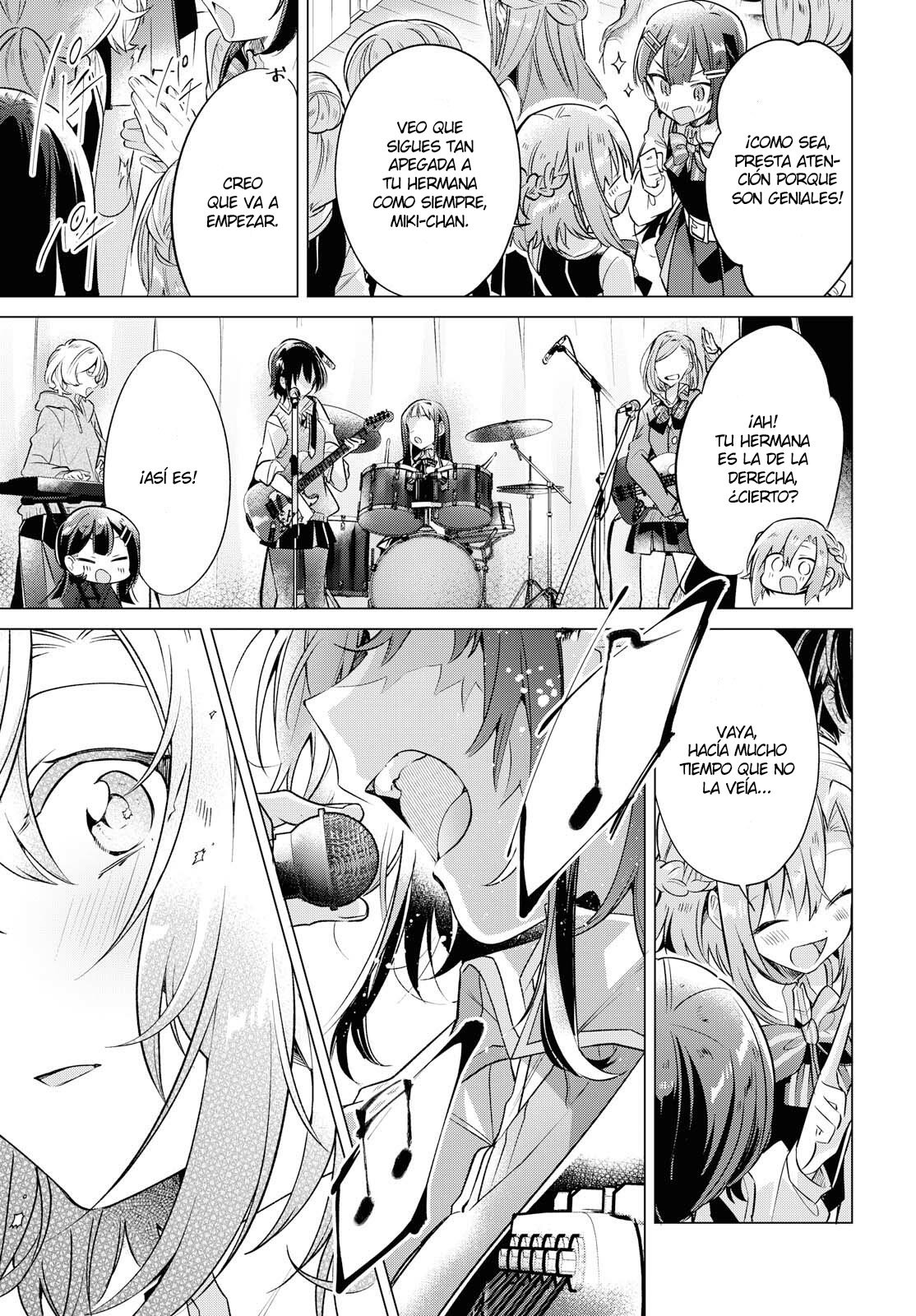 Whispering You a Love Song Capitulo 1: El Tejado, una Guitarra, &amp; Senpai. página 9