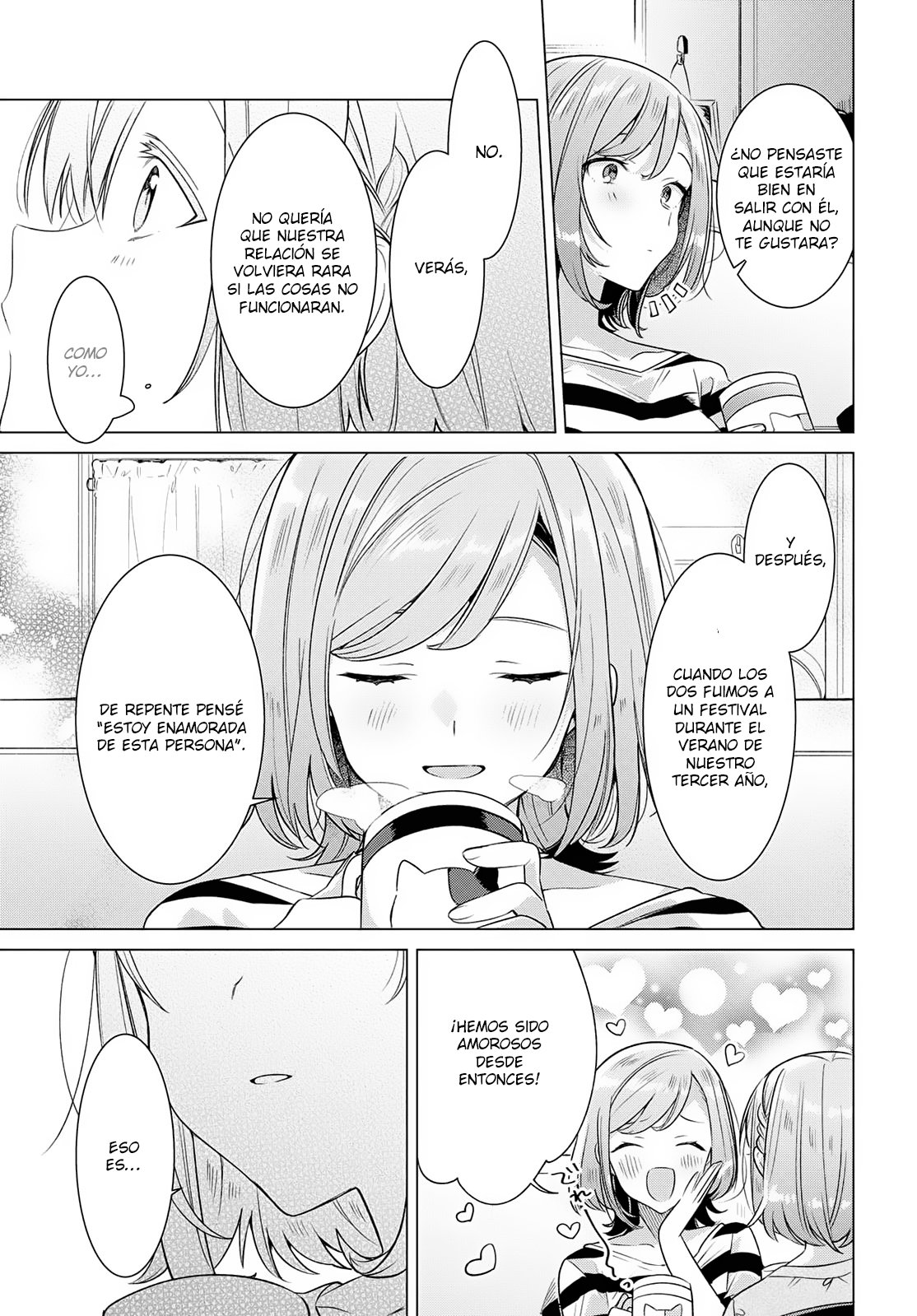 Whispering You a Love Song Capitulo 7: El Tejado, Senpai y Mis Sentimientos. página 15
