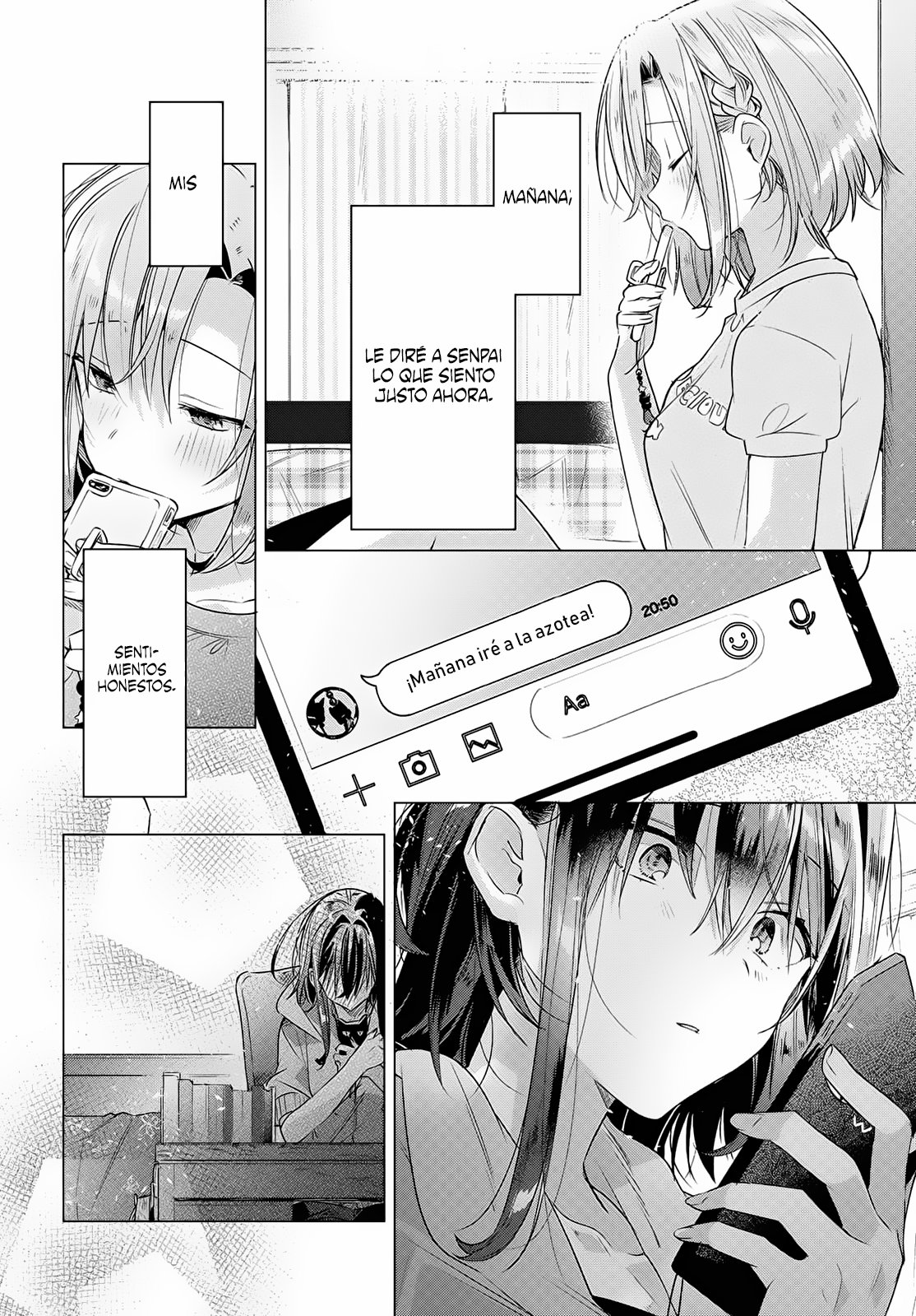 Whispering You a Love Song Capitulo 7: El Tejado, Senpai y Mis Sentimientos. página 18