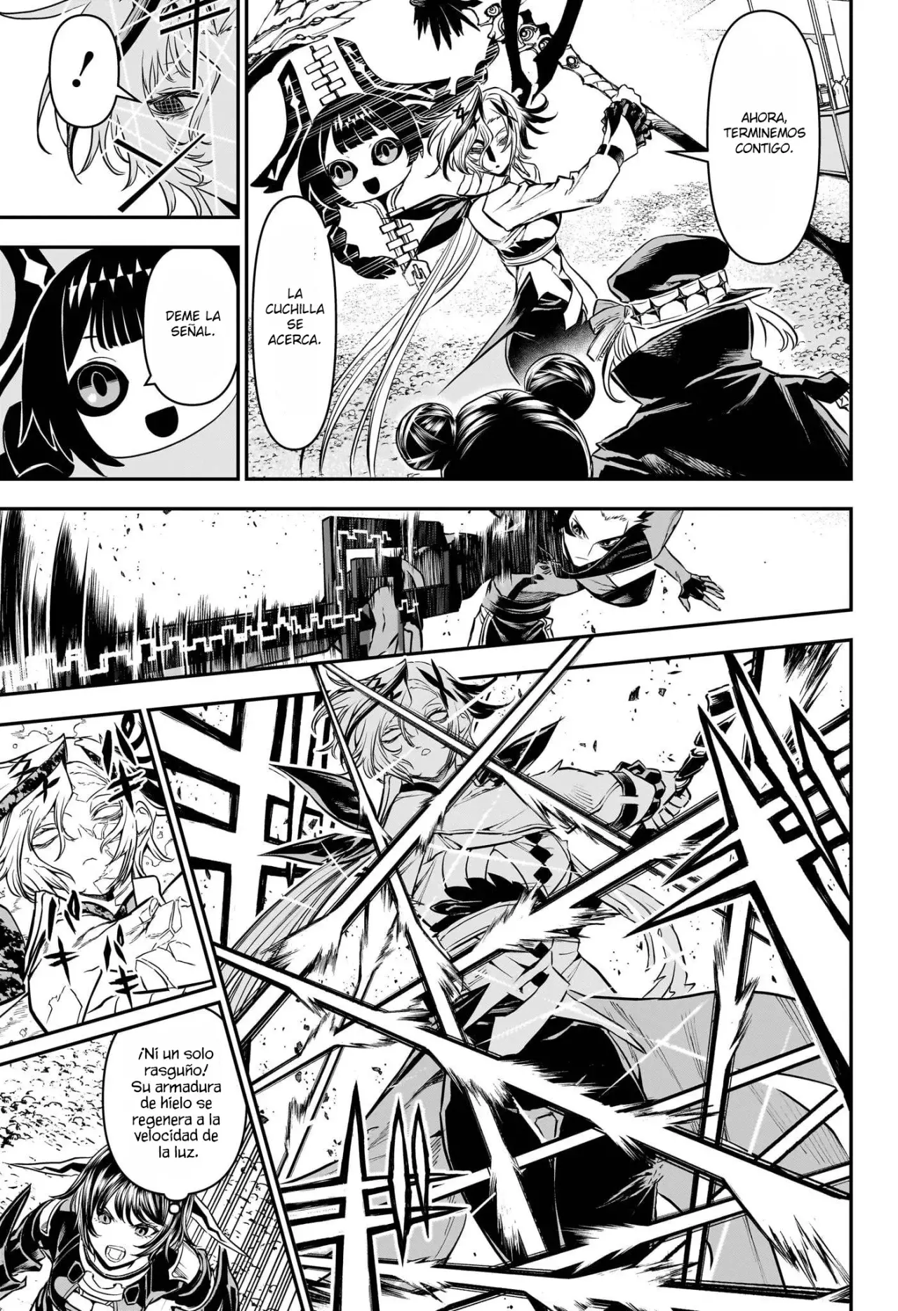 Nue's Exorcist Capitulo 100: Nieve y fuegos artificiales página 10