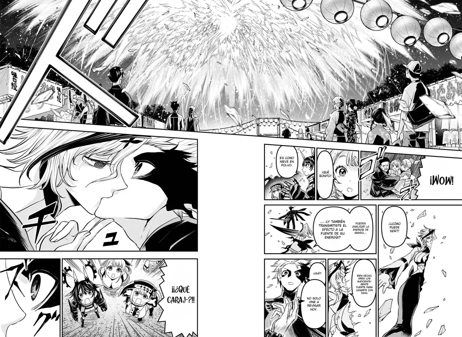 Nue's Exorcist Capitulo 100: Nieve y fuegos artificiales página 17