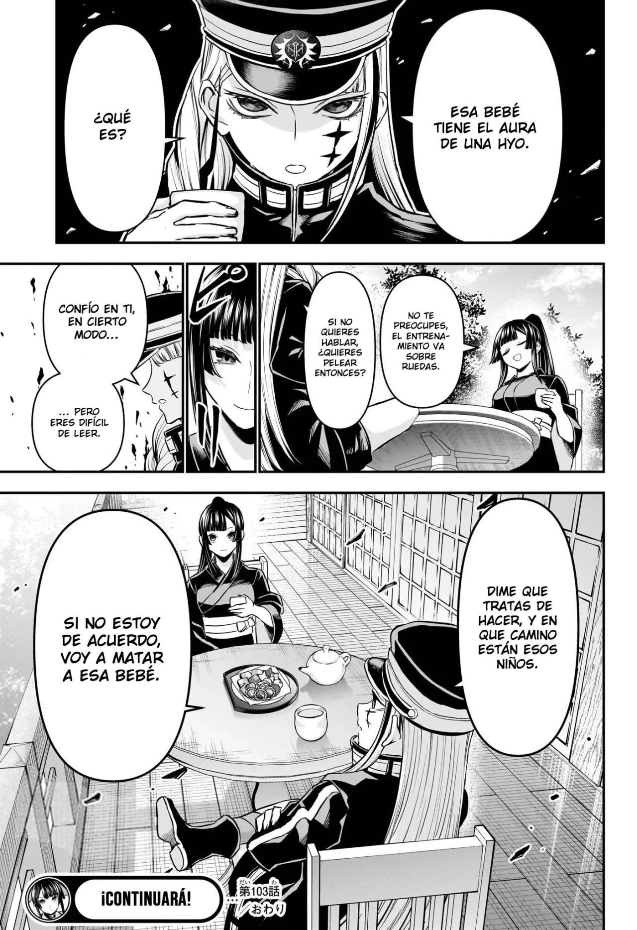 Nue's Exorcist Capitulo 103: Entrenando con la capitana página 22
