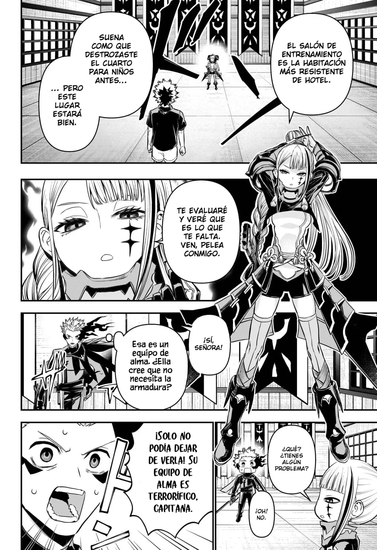 Nue's Exorcist Capitulo 103: Entrenando con la capitana página 3