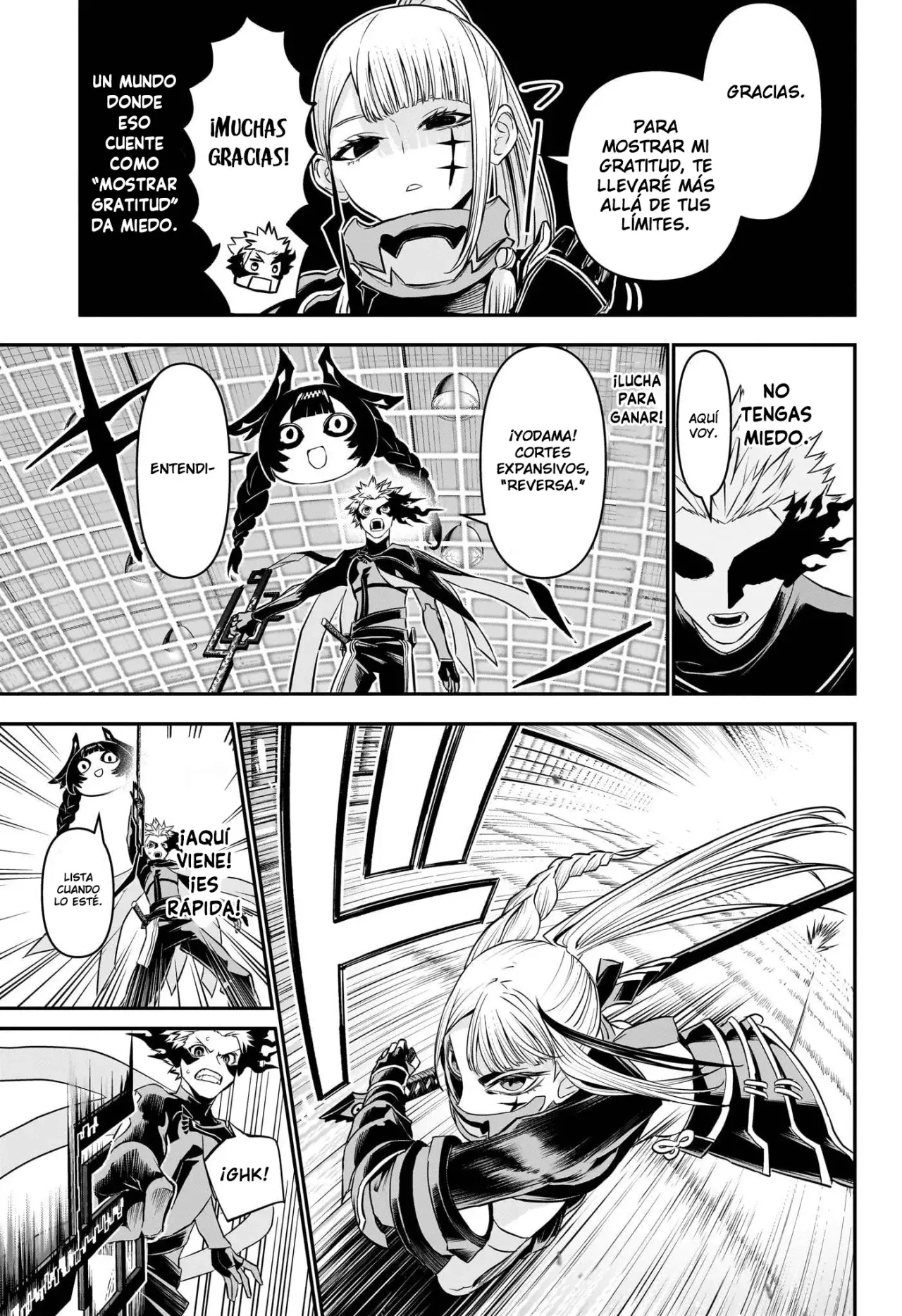 Nue's Exorcist Capitulo 103: Entrenando con la capitana página 4