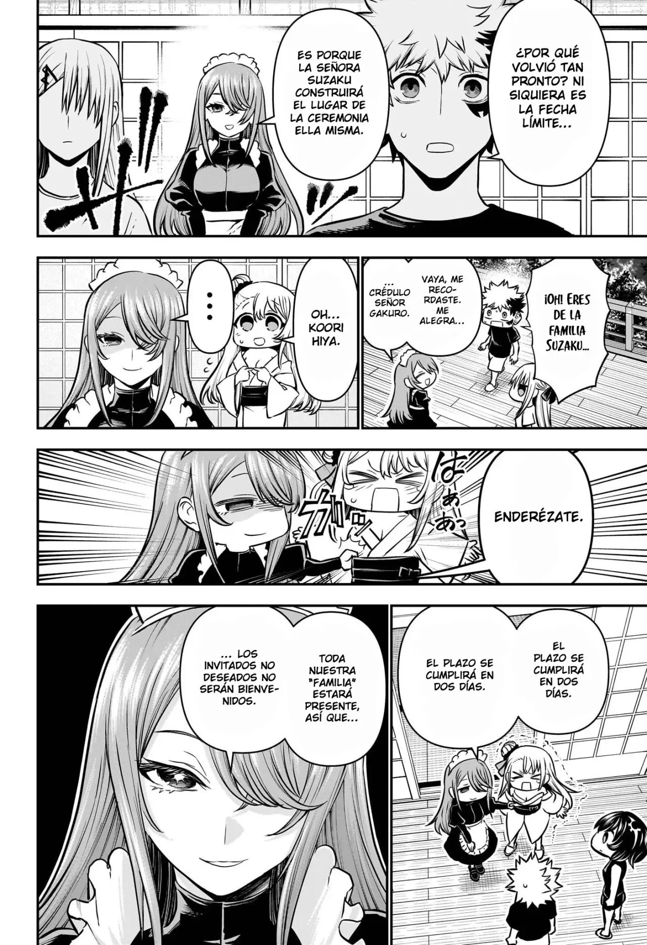 Nue's Exorcist Capitulo 106: Día del matrimonio página 3