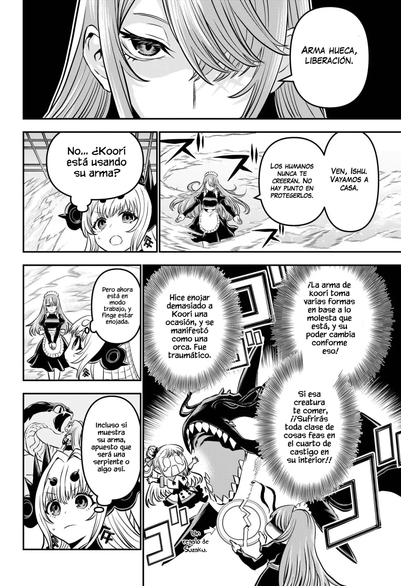 Nue's Exorcist Capitulo 109: Ishu tomboy página 13