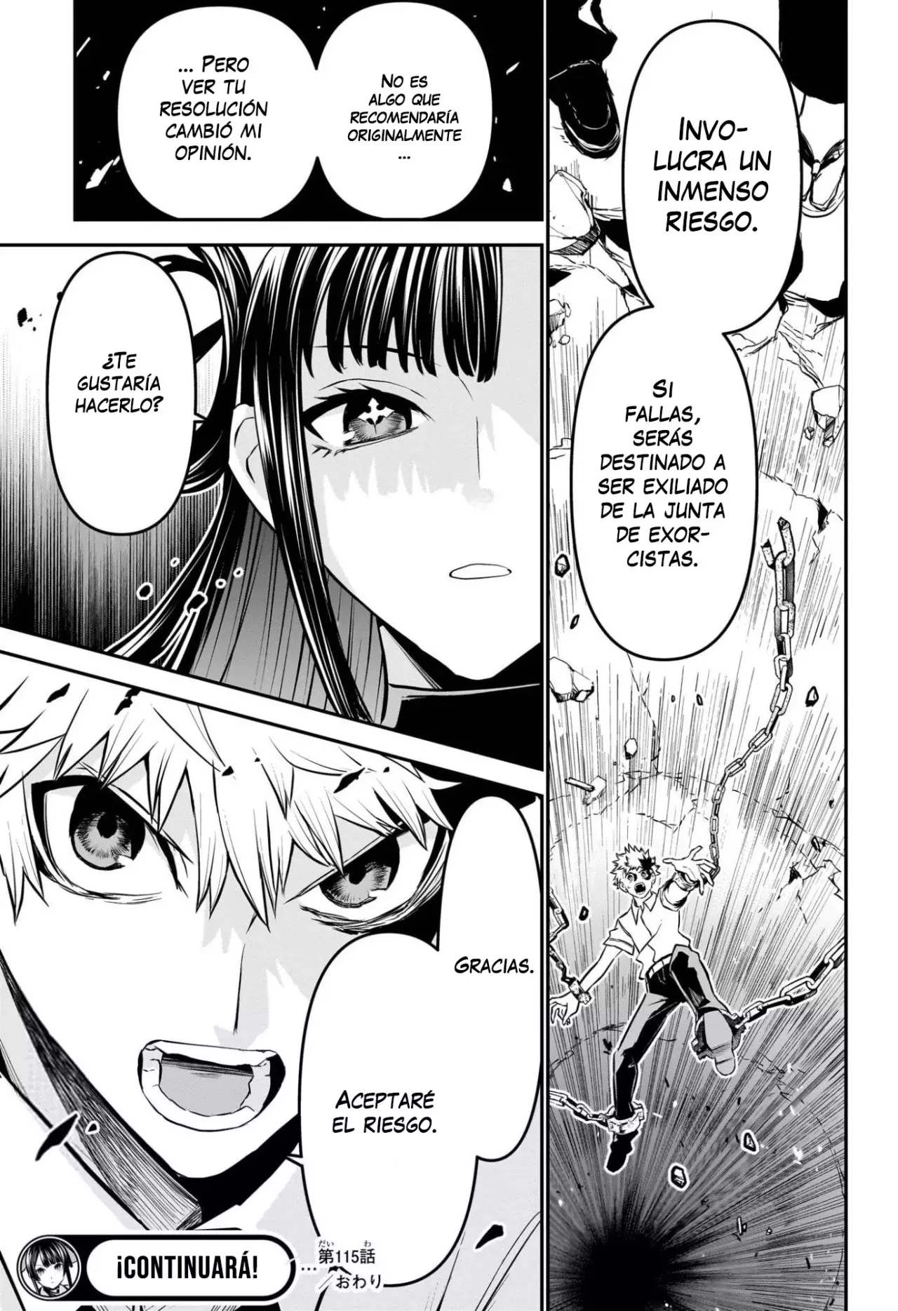 Nue's Exorcist Capitulo 115: Un hombre indignante página 20