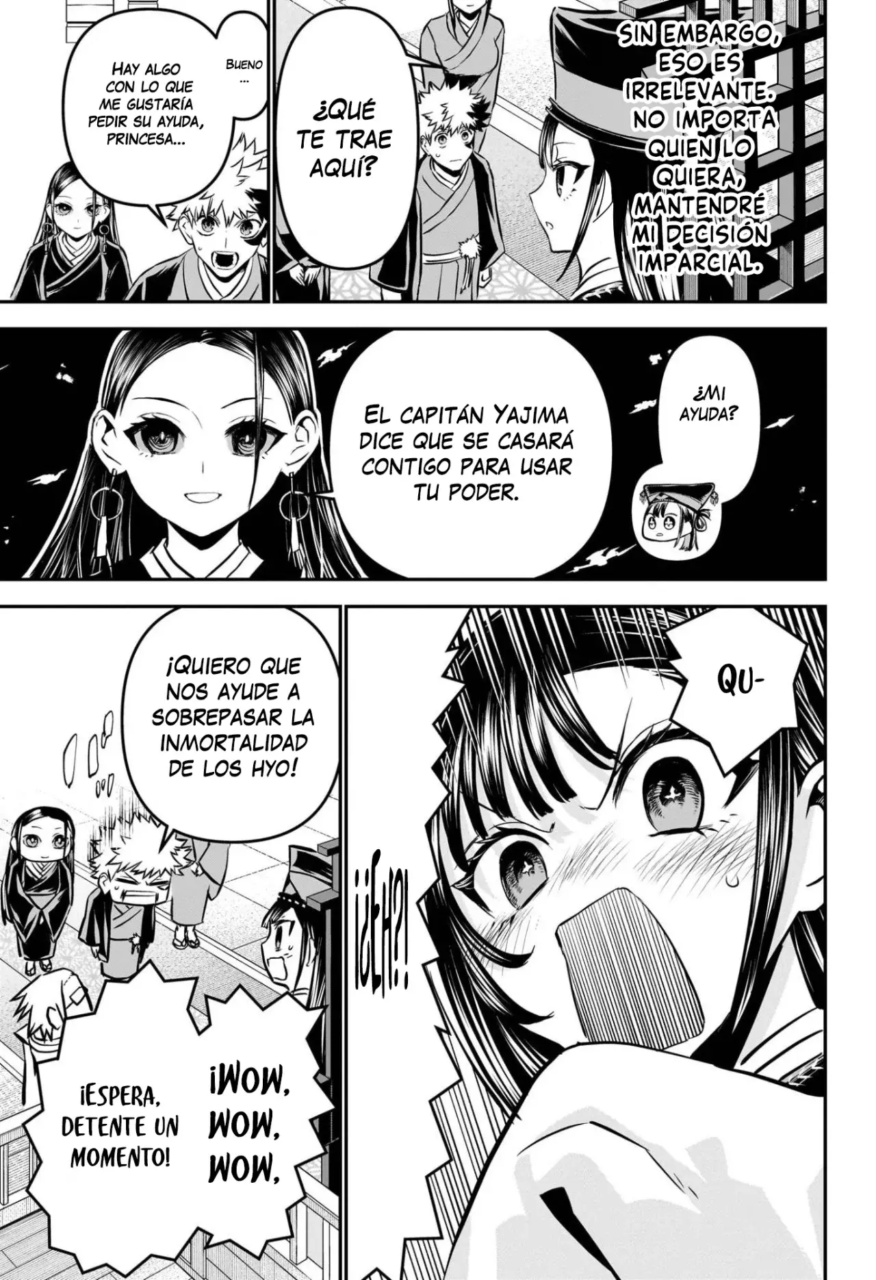 Nue's Exorcist Capitulo 115: Un hombre indignante página 4