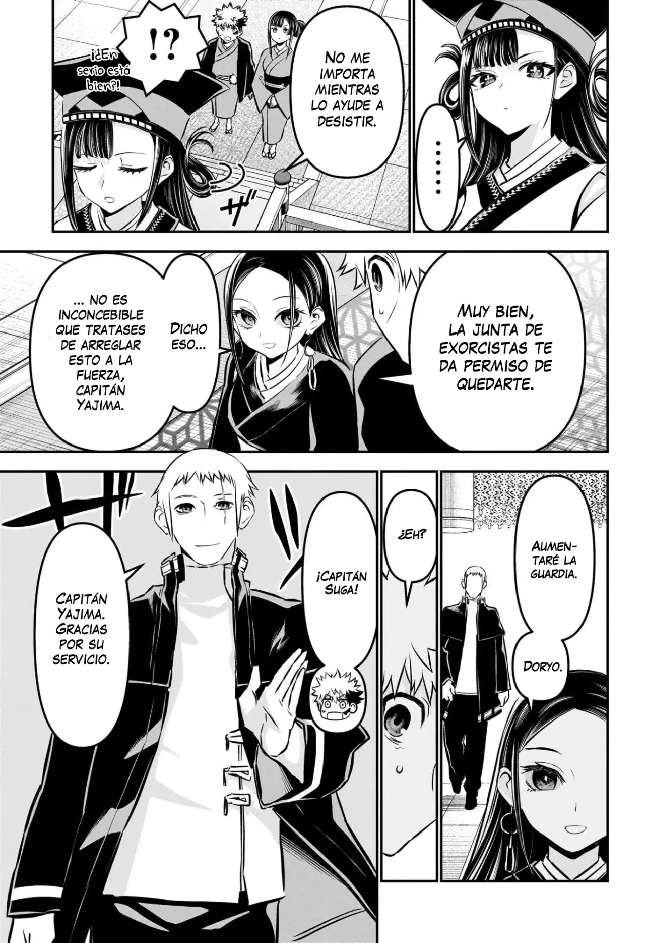 Nue's Exorcist Capitulo 115: Un hombre indignante página 8