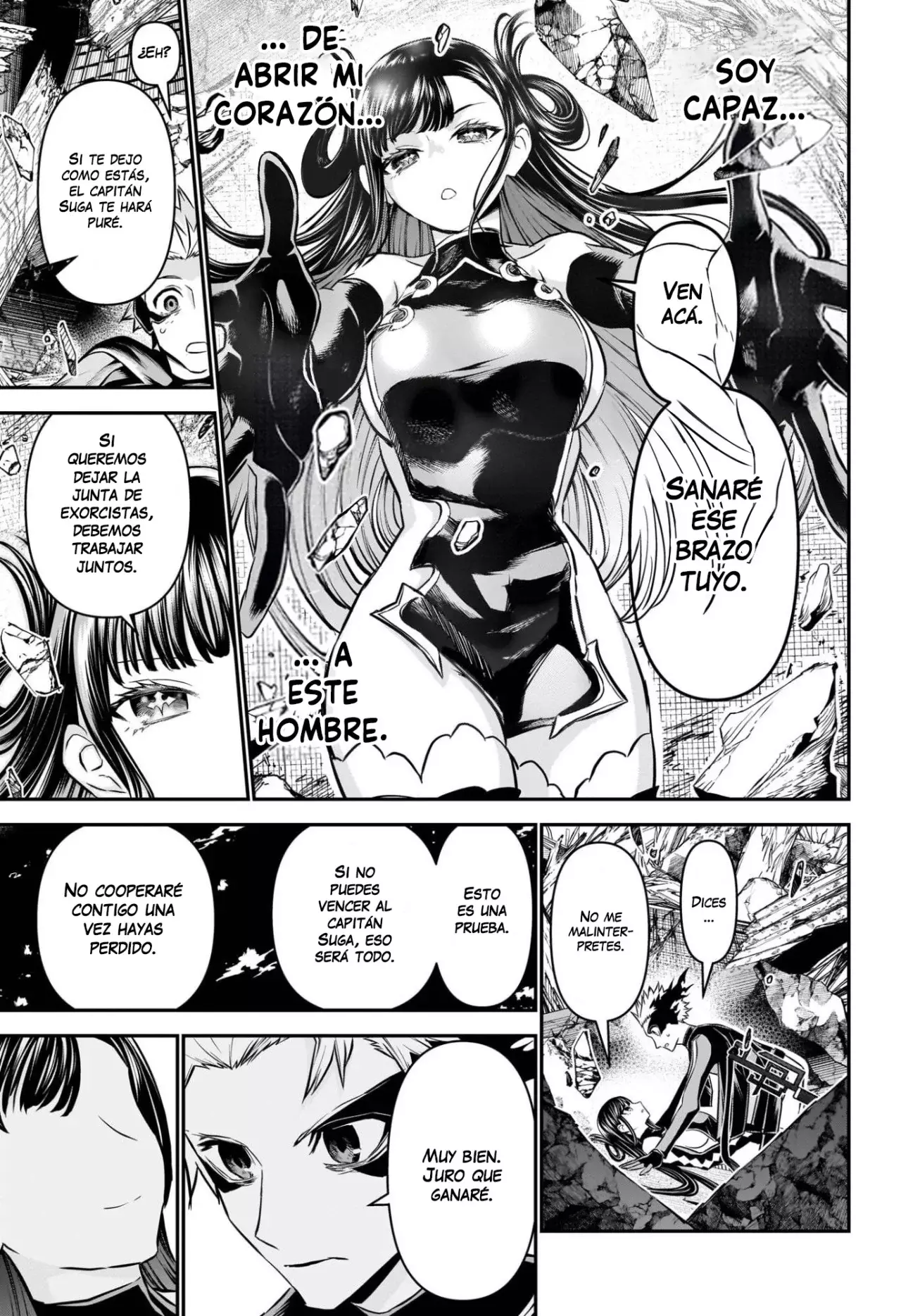 Nue's Exorcist Capitulo 117: Un hombre extremadamente enfadoso página 14