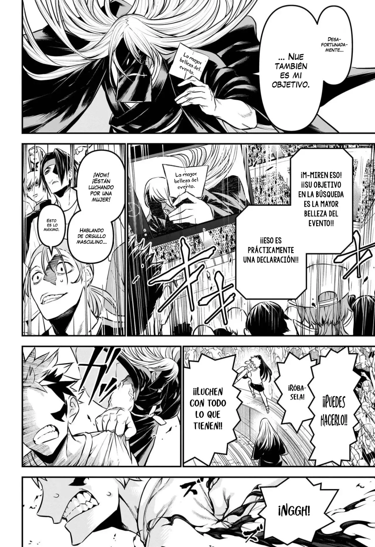 Nue's Exorcist Capitulo 123: Soranaki vs la preparatoria página 17