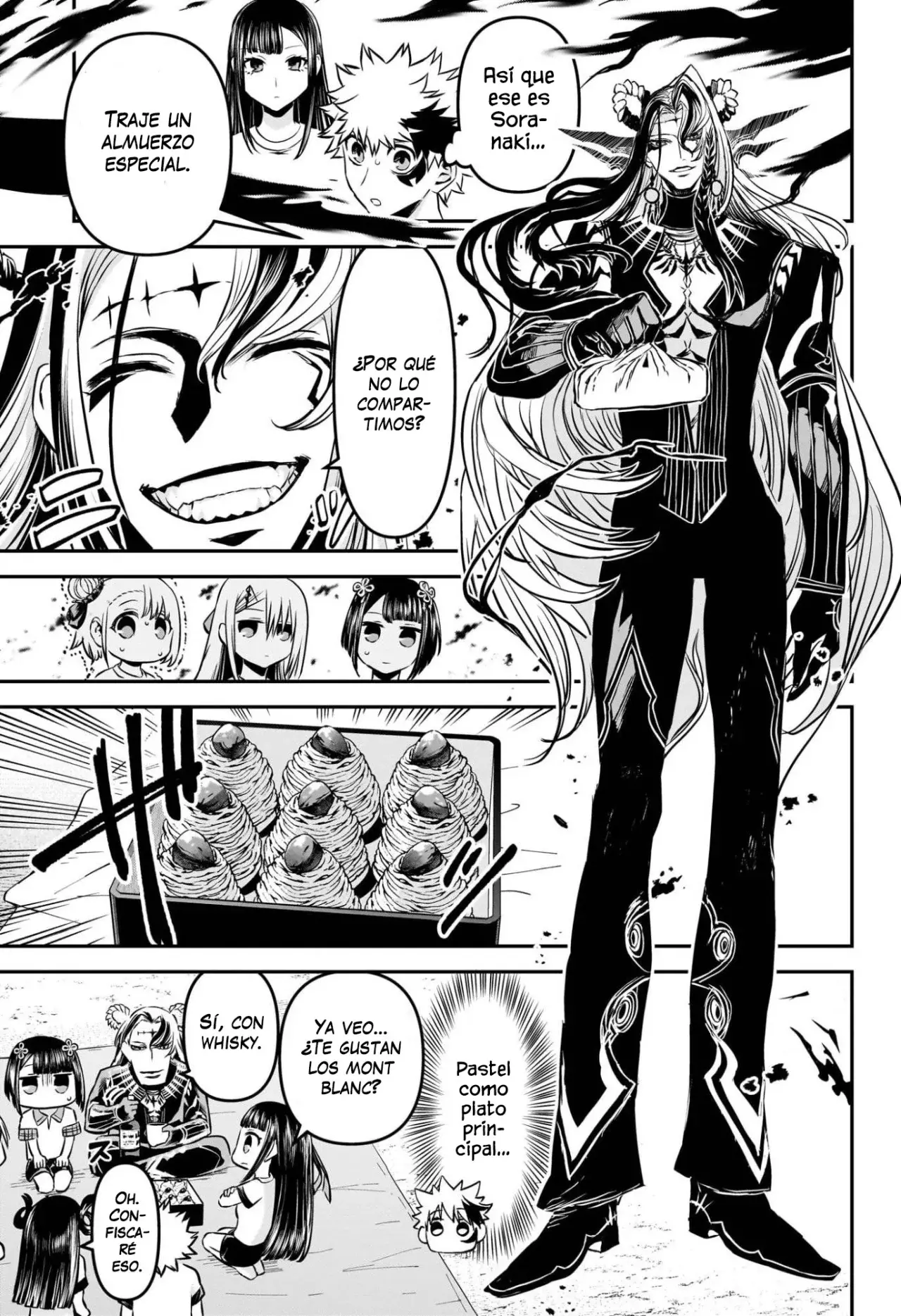 Nue's Exorcist Capitulo 123: Soranaki vs la preparatoria página 8