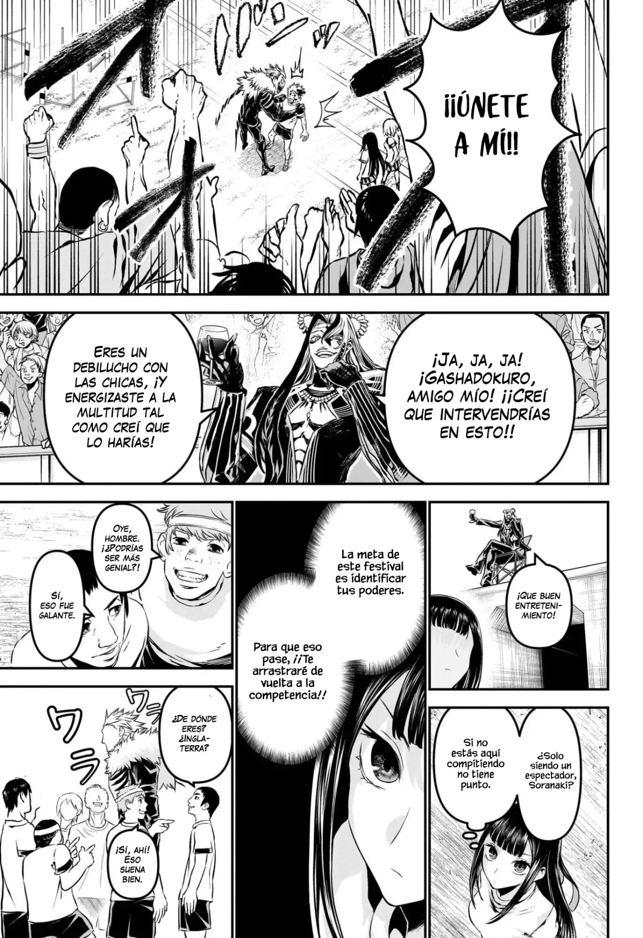 Nue's Exorcist Capitulo 124: Poder identificado página 8