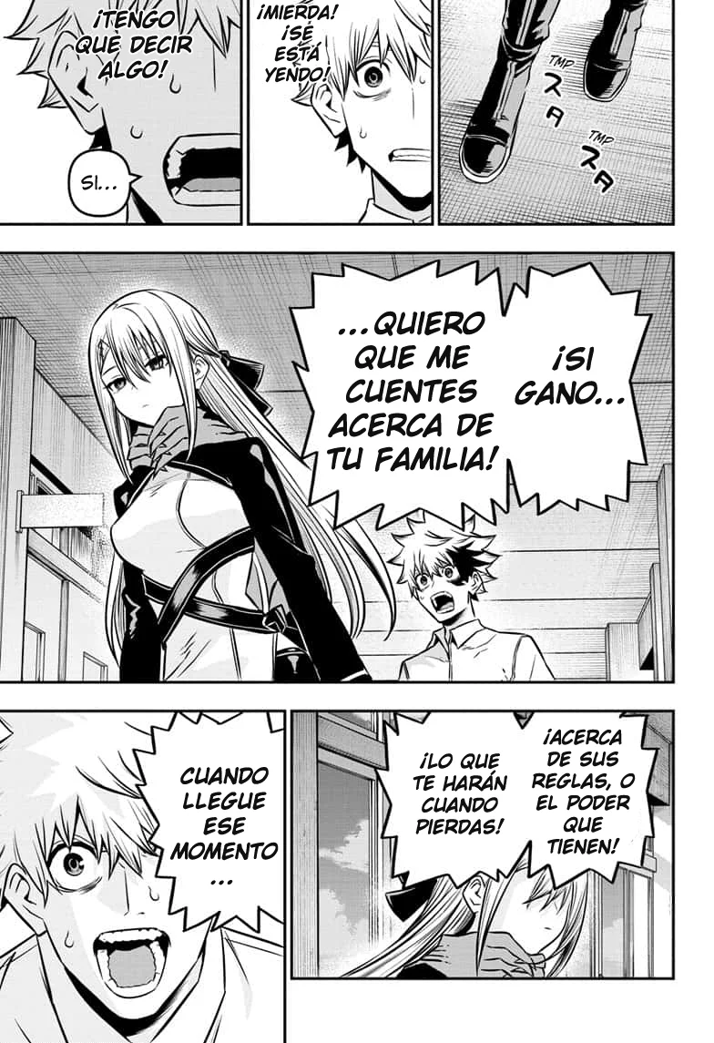 Nue's Exorcist Capitulo 13: El despertar del arma hollow página 11