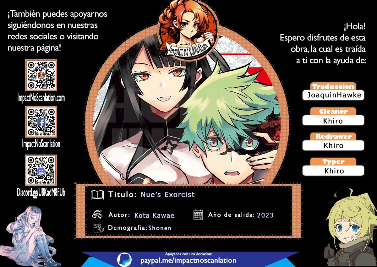 Nue's Exorcist Capitulo 13: El despertar del arma hollow página 2