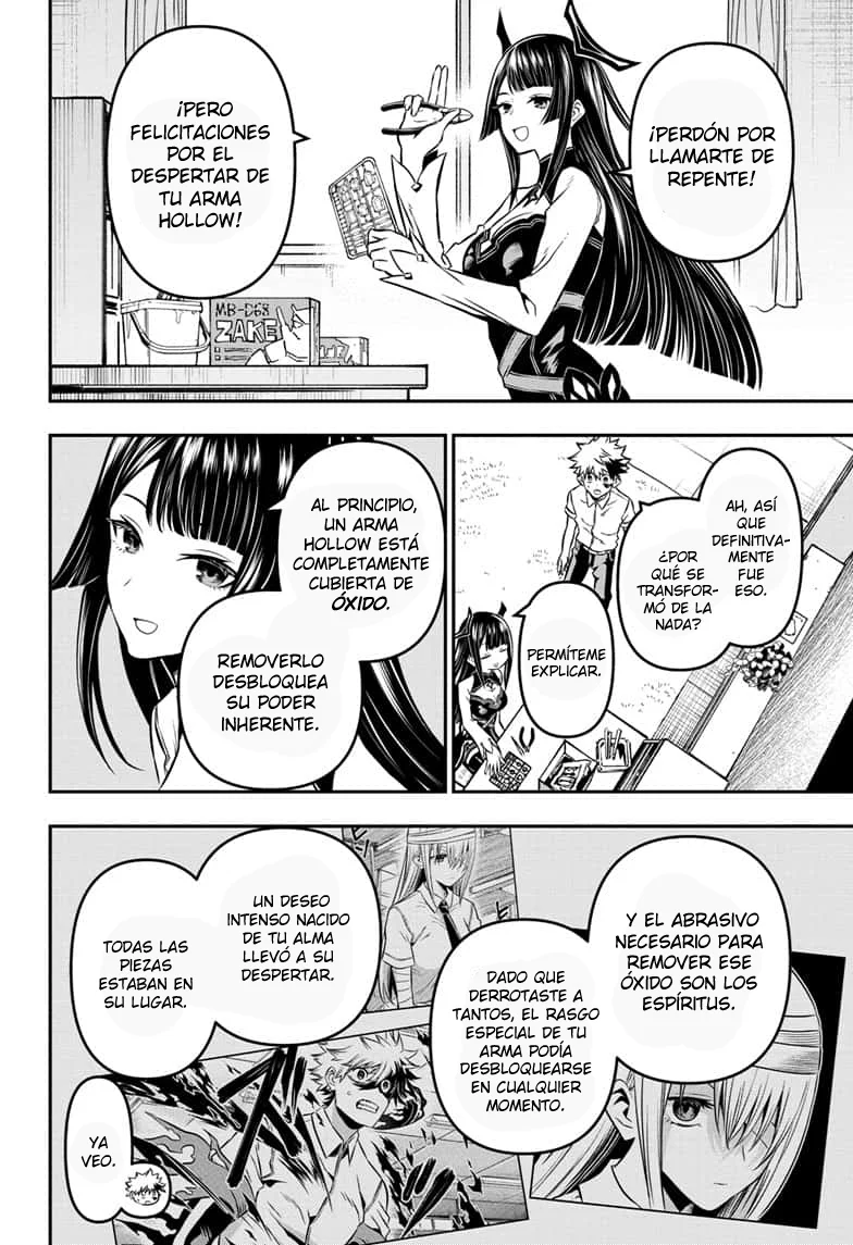 Nue's Exorcist Capitulo 13: El despertar del arma hollow página 4