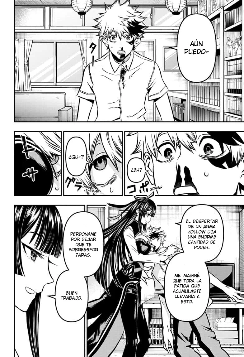 Nue's Exorcist Capitulo 13: El despertar del arma hollow página 6