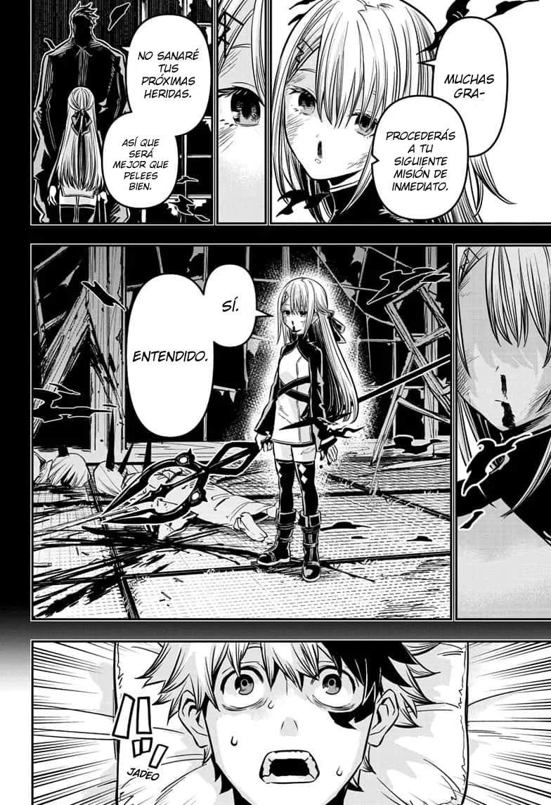 Nue's Exorcist Capitulo 13: El despertar del arma hollow página 8