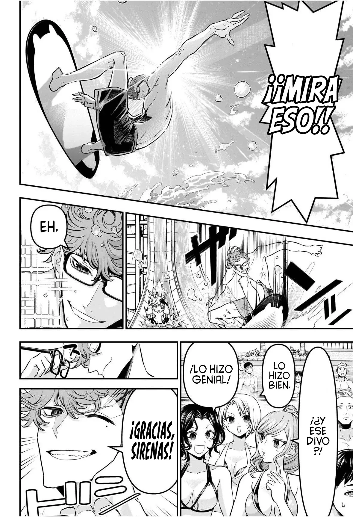 Nue's Exorcist Capitulo 131: Toboganes. página 8