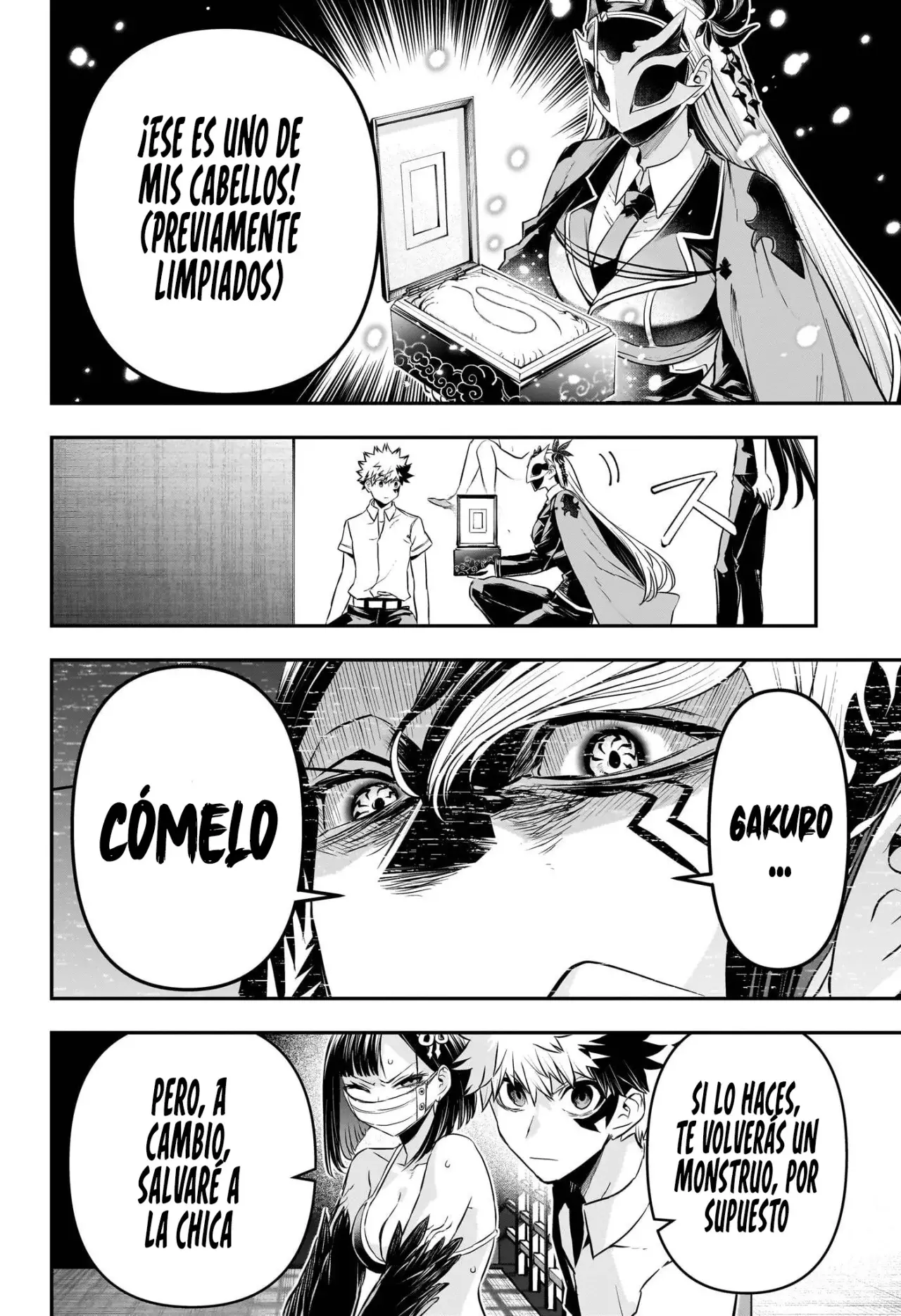 Nue's Exorcist Capitulo 132: Cabello página 18