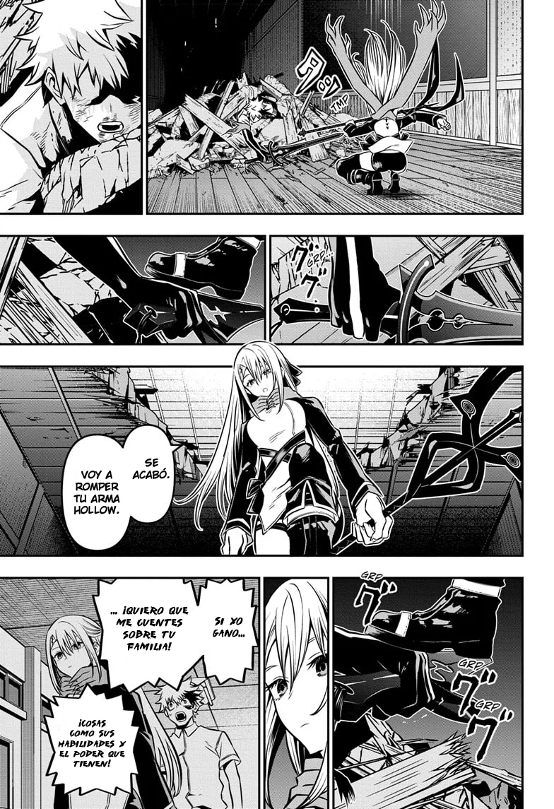 Nue's Exorcist Capitulo 15: La ira de Shiroha página 9