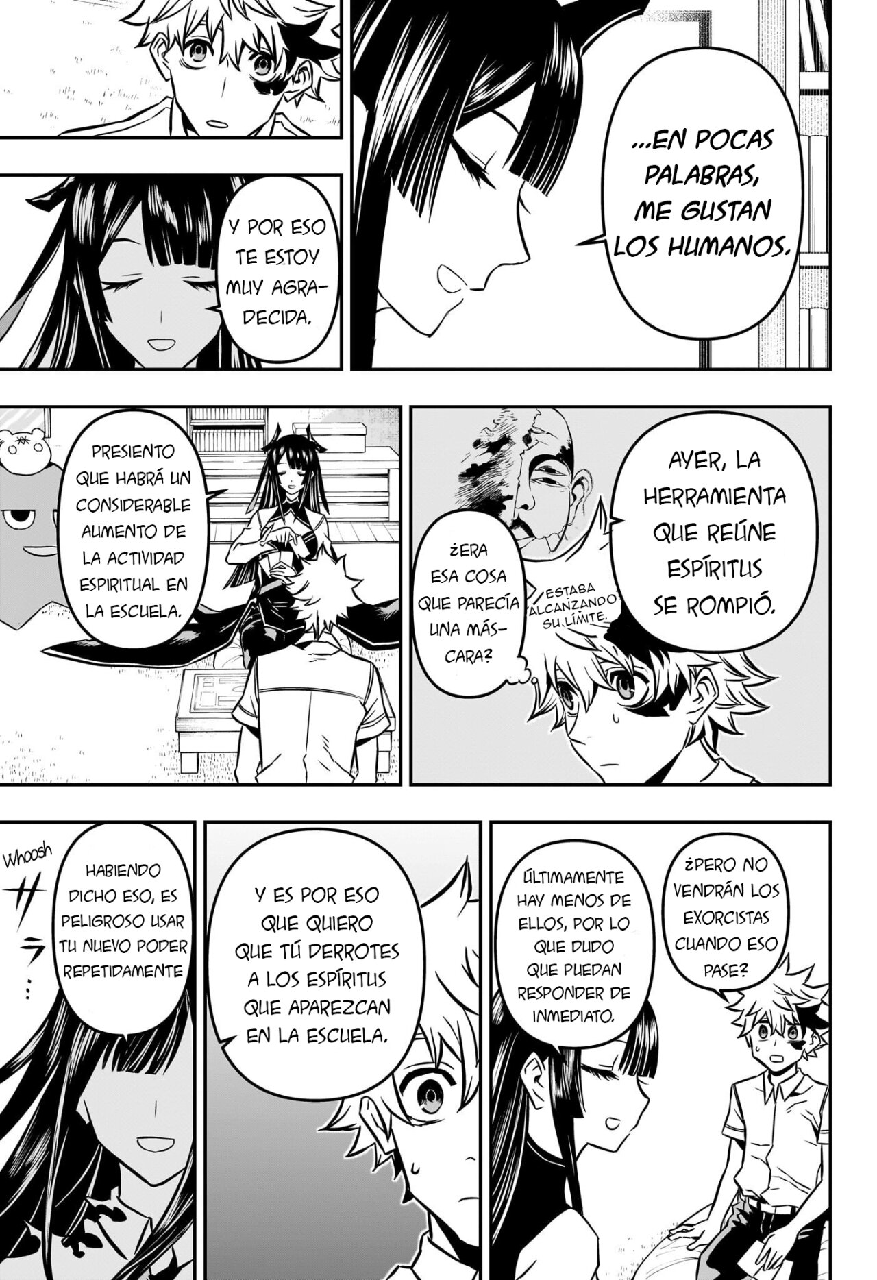 Nue's Exorcist Capitulo 2: La hermana mayor de Gakuro página 11