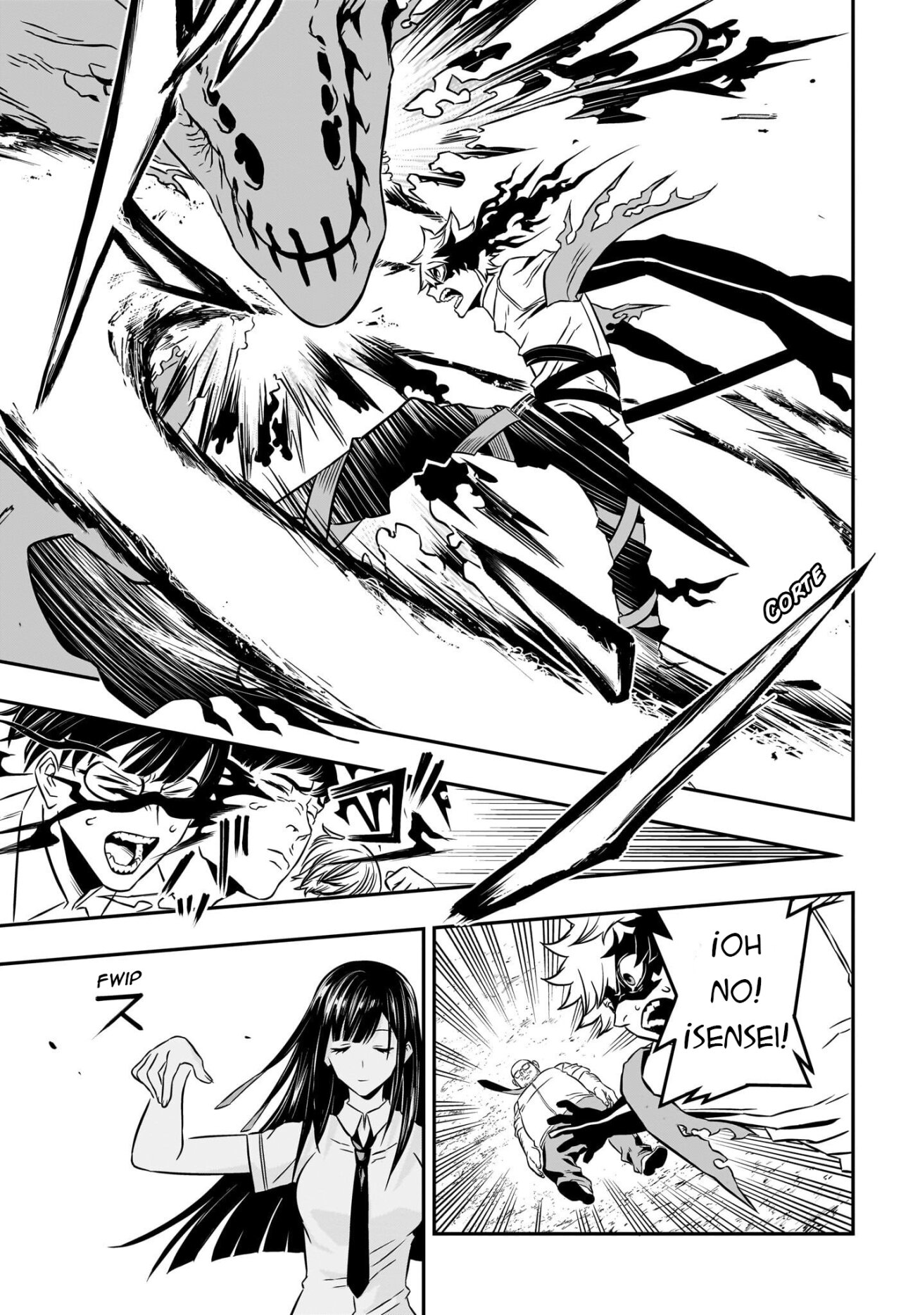 Nue's Exorcist Capitulo 2: La hermana mayor de Gakuro página 23