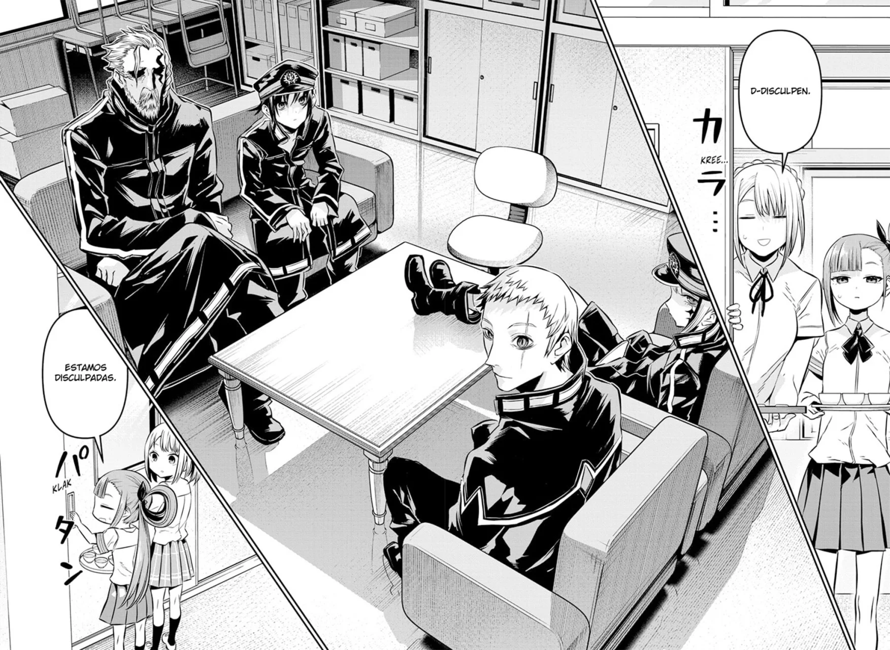 Nue's Exorcist Capitulo 22: Los capitanes del escuadrón de eliminación página 3