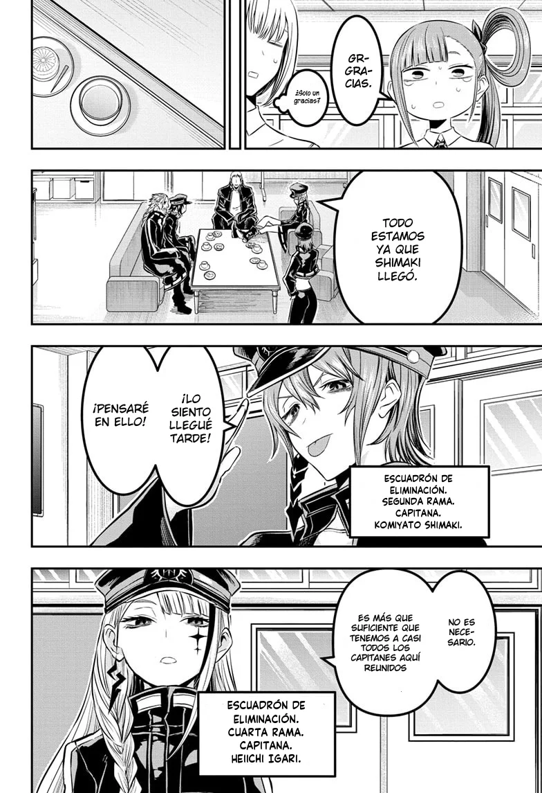 Nue's Exorcist Capitulo 22: Los capitanes del escuadrón de eliminación página 6