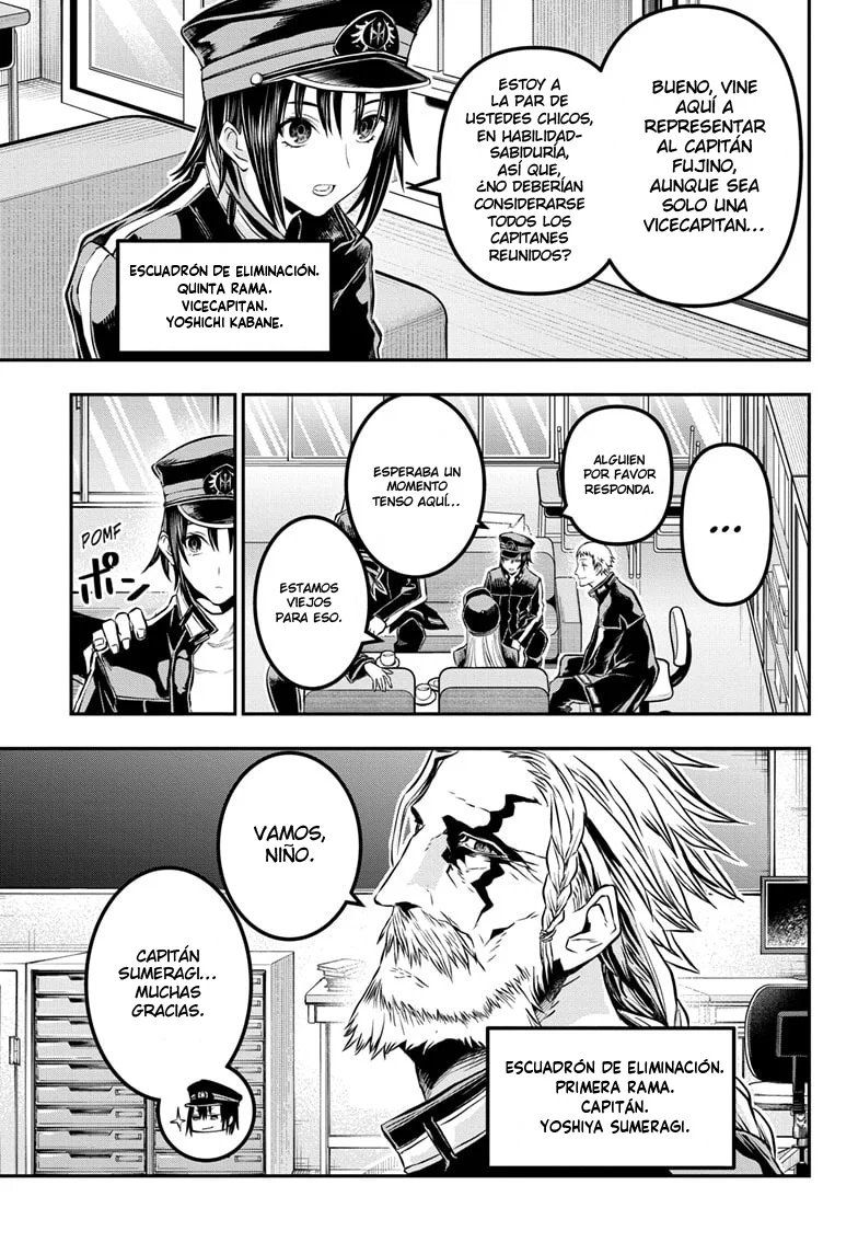Nue's Exorcist Capitulo 22: Los capitanes del escuadrón de eliminación página 7