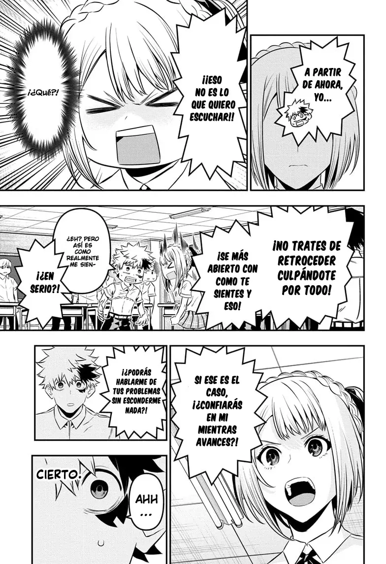 Nue's Exorcist Capitulo 27: Los sentimientos honestos de senpai página 15