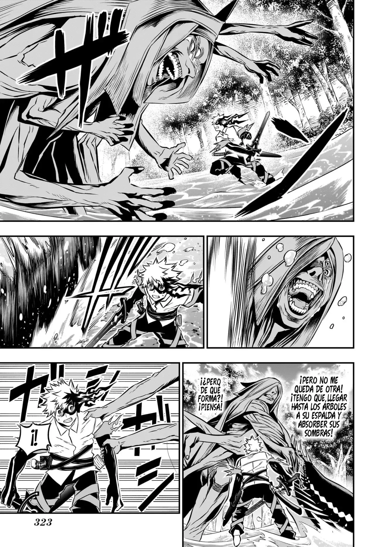 Nue's Exorcist Capitulo 37: Espada Fangosa. página 14