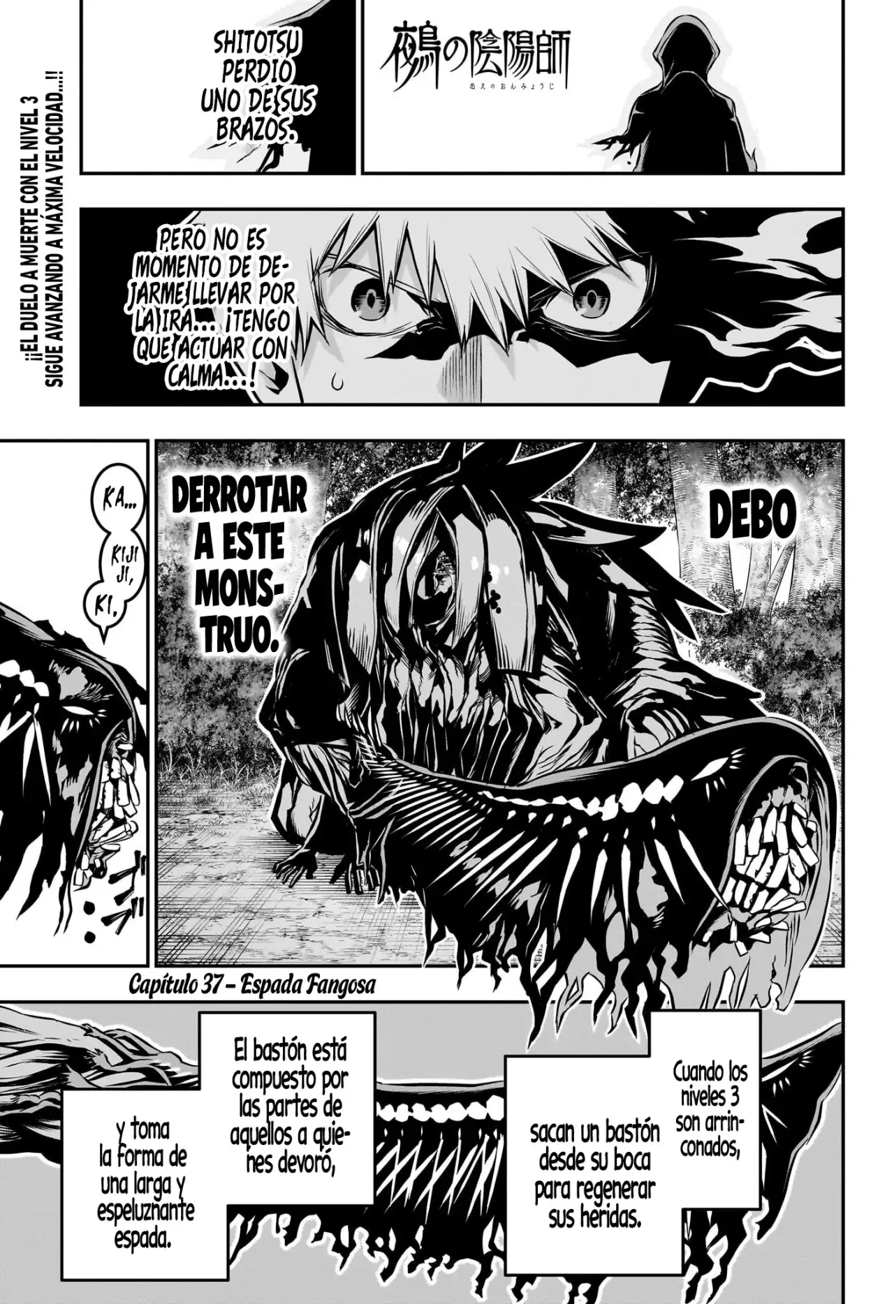 Nue's Exorcist Capitulo 37: Espada Fangosa. página 2