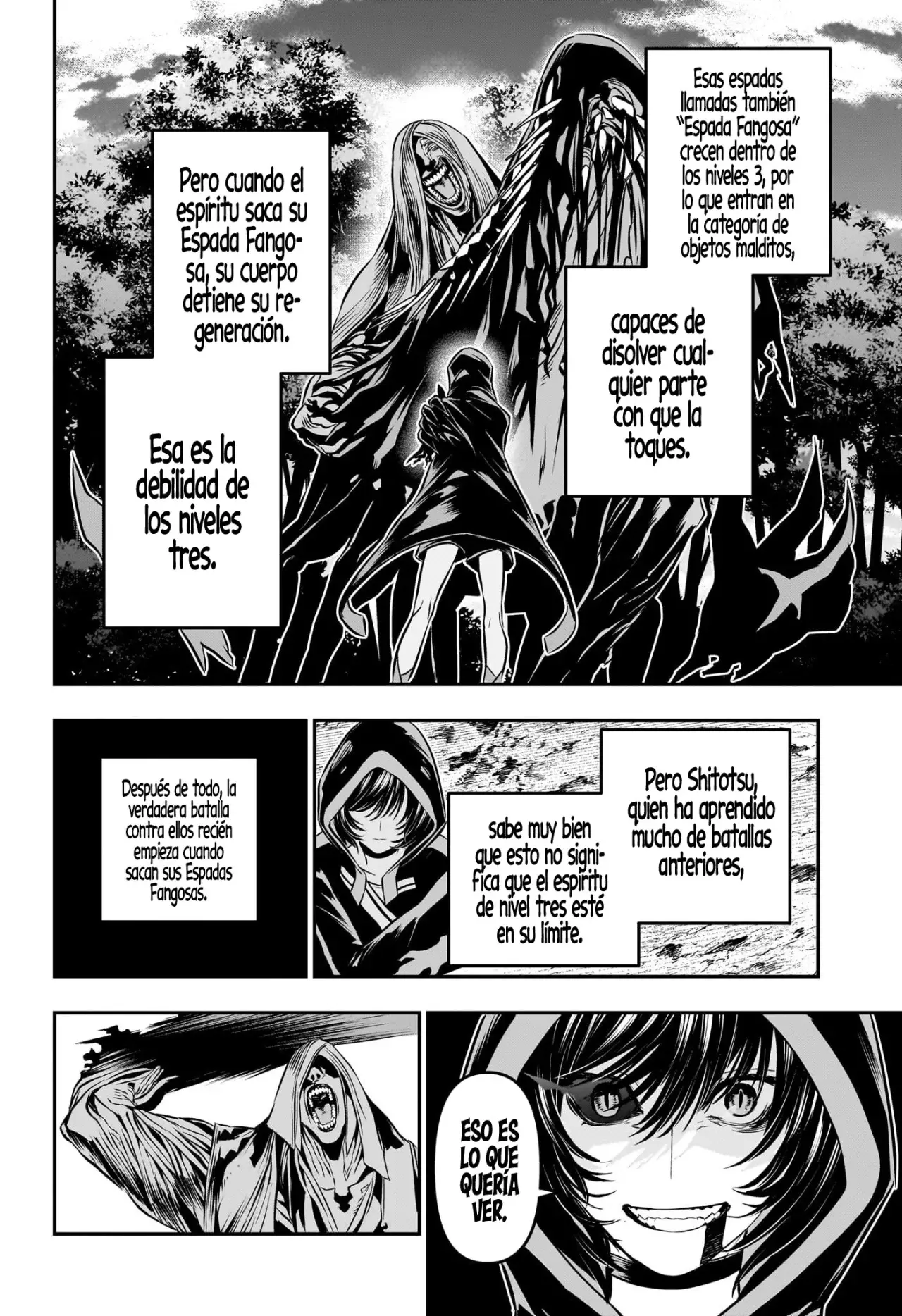 Nue's Exorcist Capitulo 37: Espada Fangosa. página 3