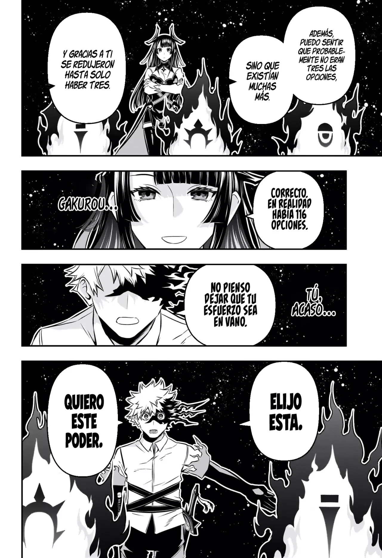 Nue's Exorcist Capitulo 39: La elección de Gakurou página 8