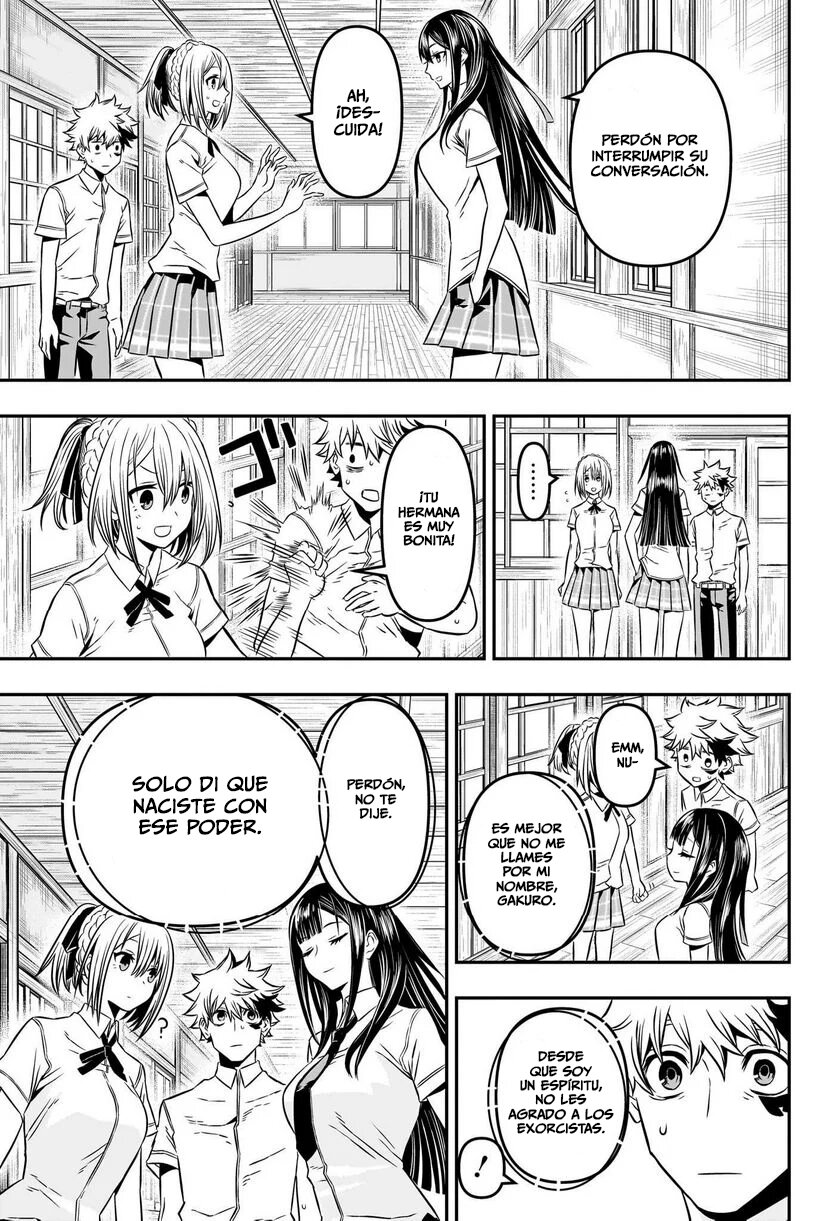 Nue's Exorcist Capitulo 4: El Traje De Alma de Senpai página 6