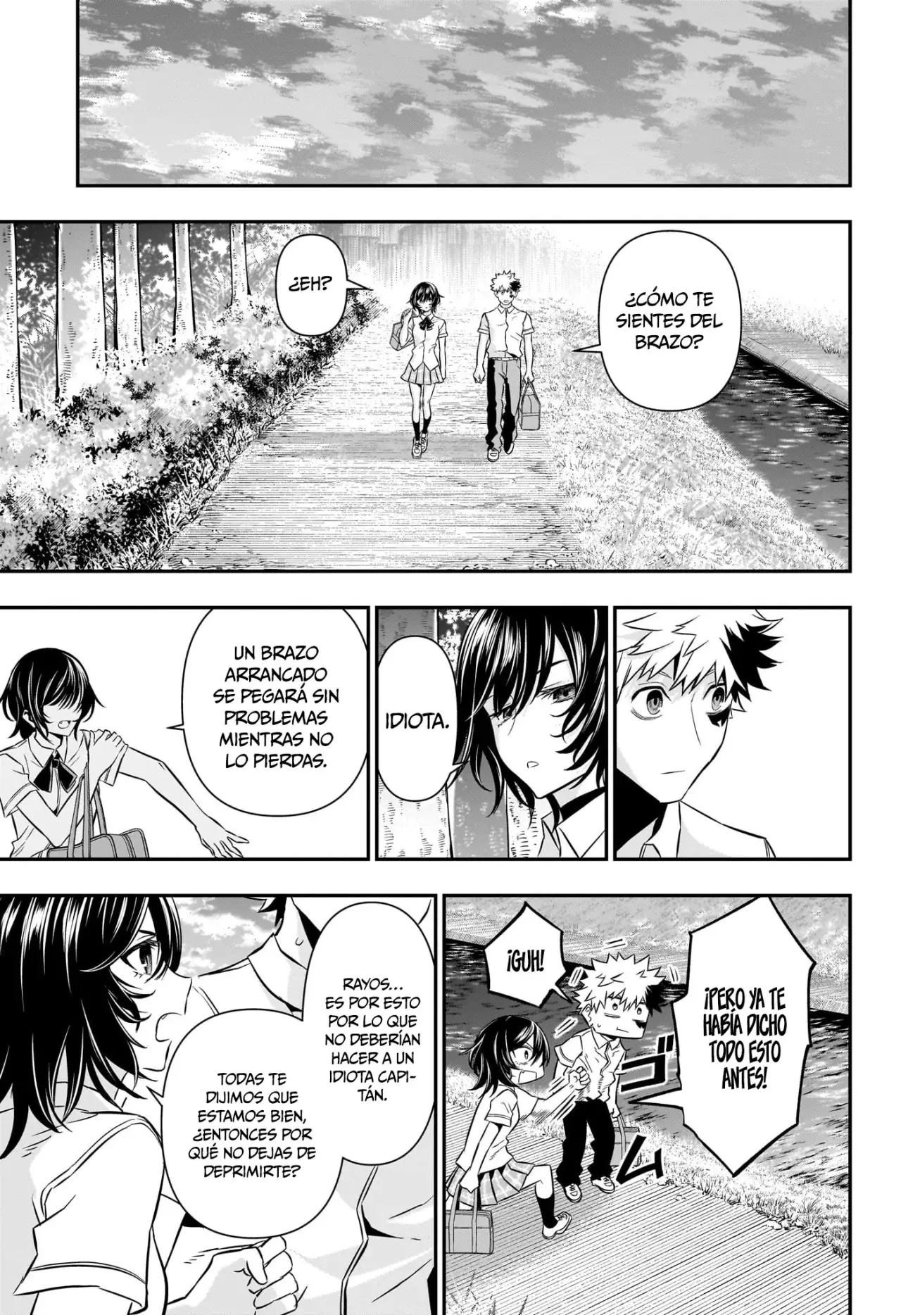 Nue's Exorcist Capitulo 43: El capitan al atardecer página 8