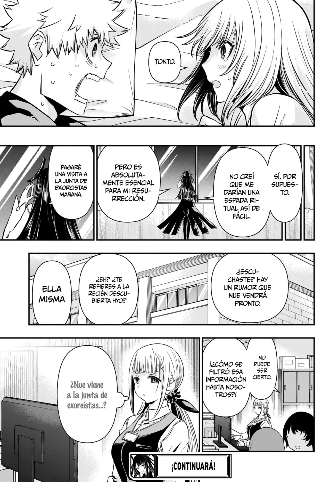 Nue's Exorcist Capitulo 46: El entrenamiento se supone que debe hacerse solo página 22