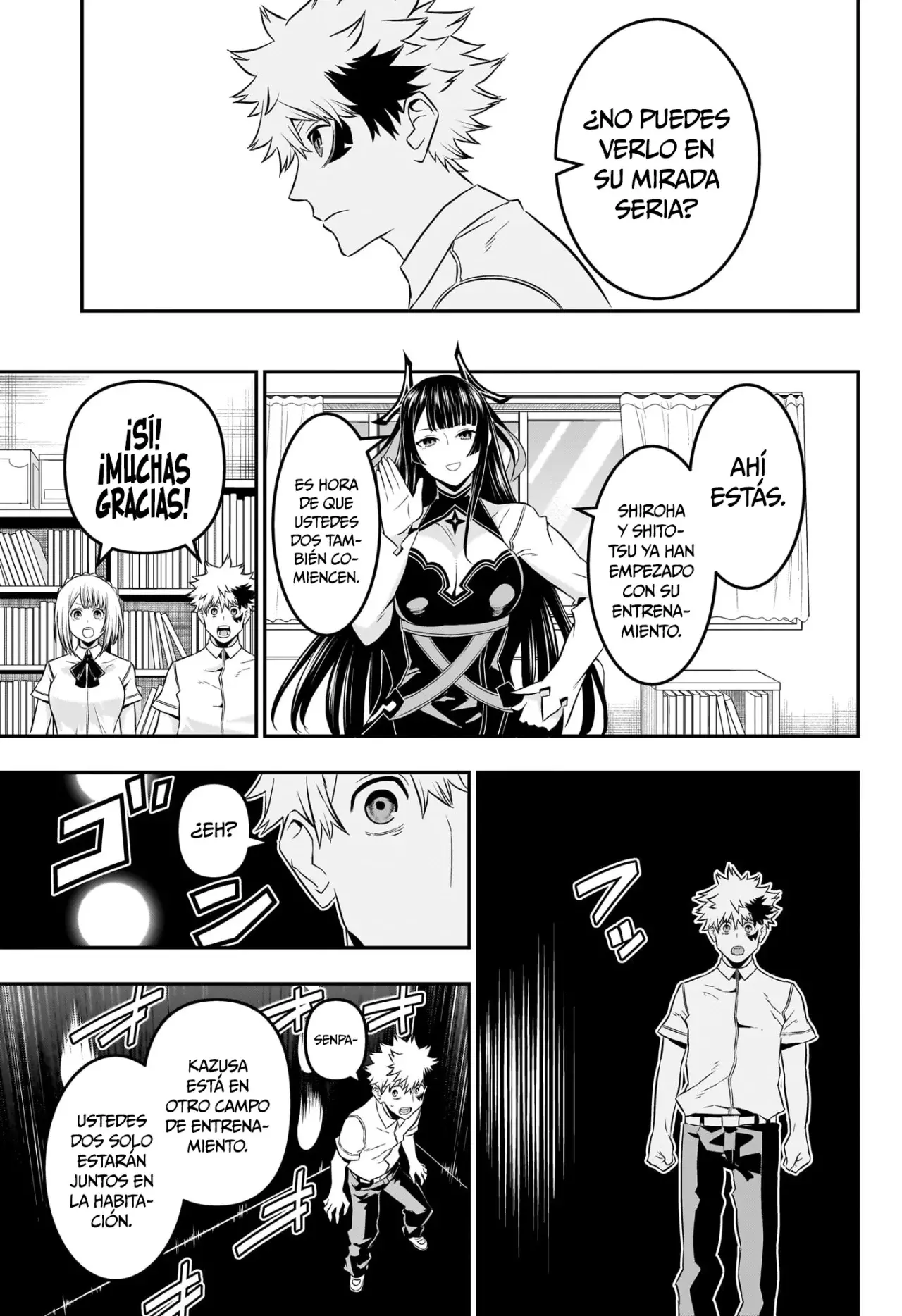 Nue's Exorcist Capitulo 46: El entrenamiento se supone que debe hacerse solo página 5