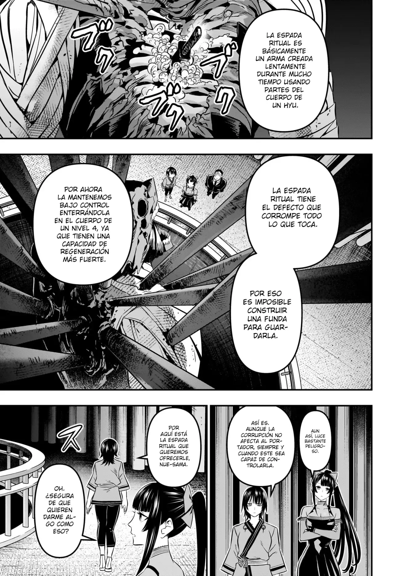 Nue's Exorcist Capitulo 49: Espada ritual página 8