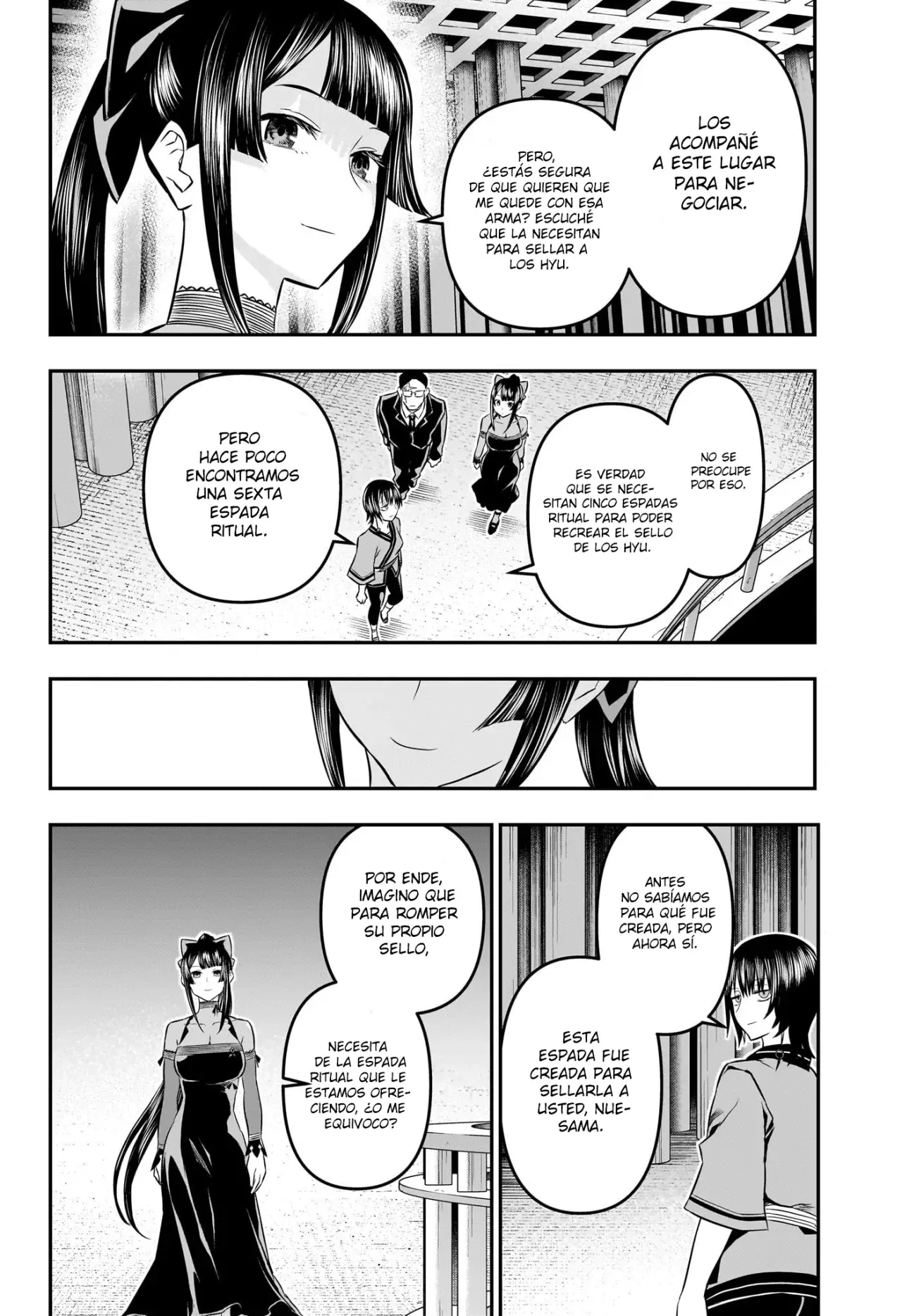 Nue's Exorcist Capitulo 49: Espada ritual página 9