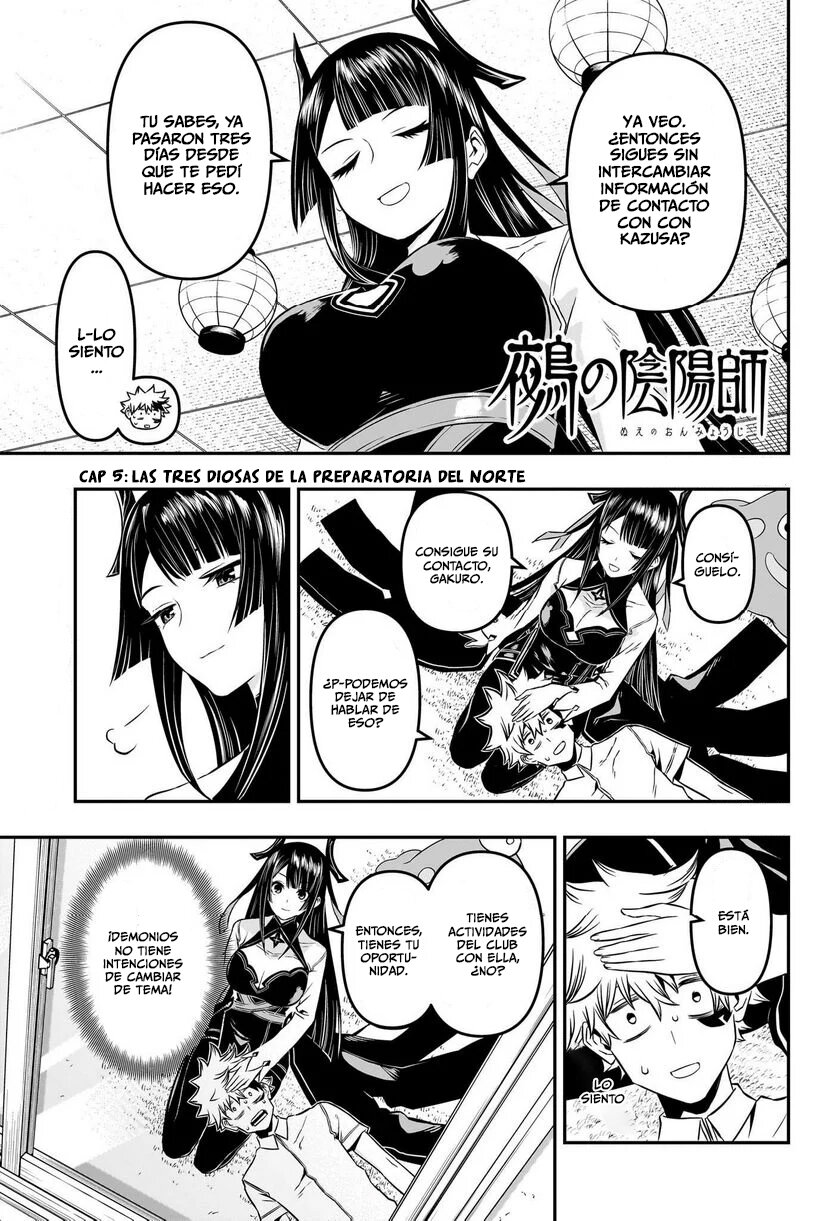 Nue's Exorcist Capitulo 5: Las tres diosas de la preparatoria del norte página 2