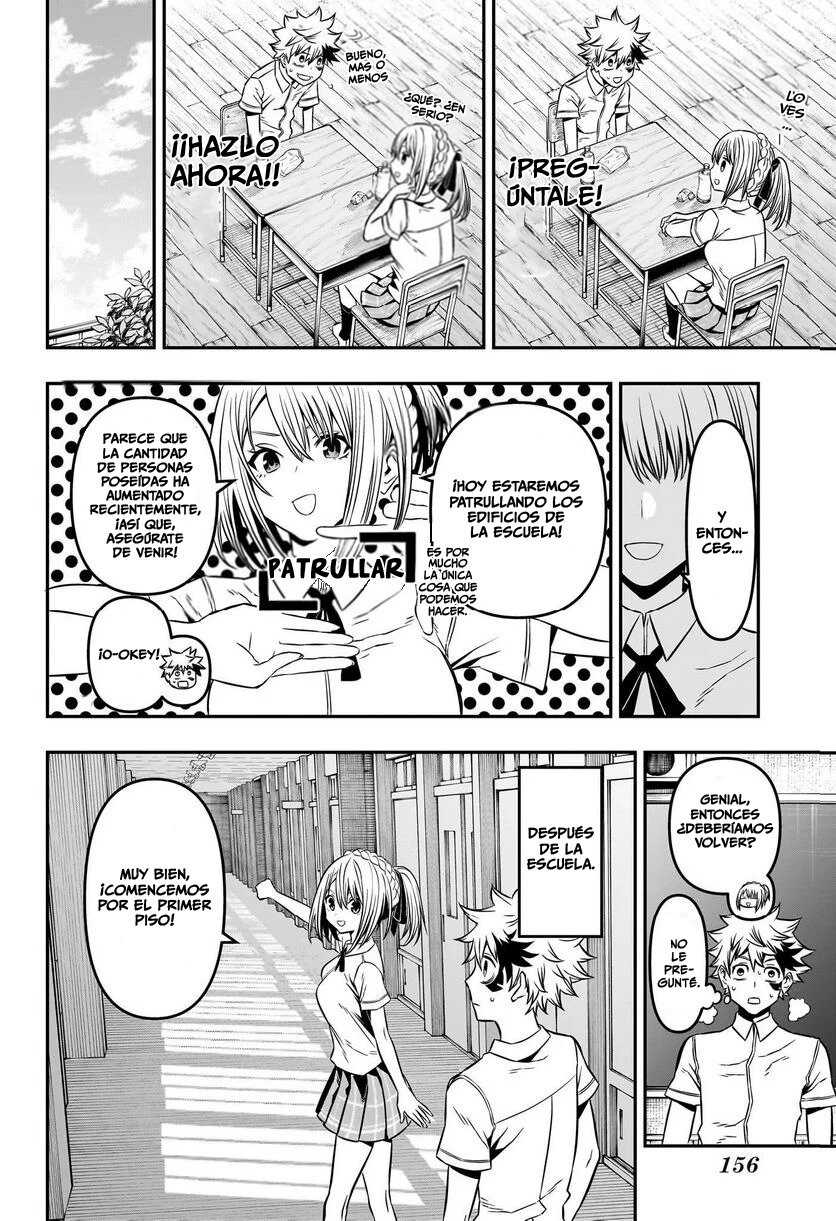 Nue's Exorcist Capitulo 5: Las tres diosas de la preparatoria del norte página 7