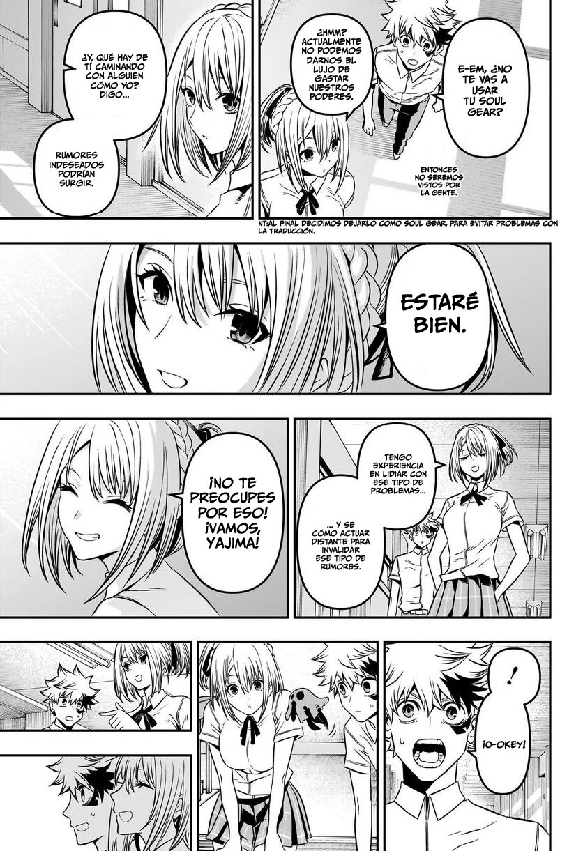 Nue's Exorcist Capitulo 5: Las tres diosas de la preparatoria del norte página 8