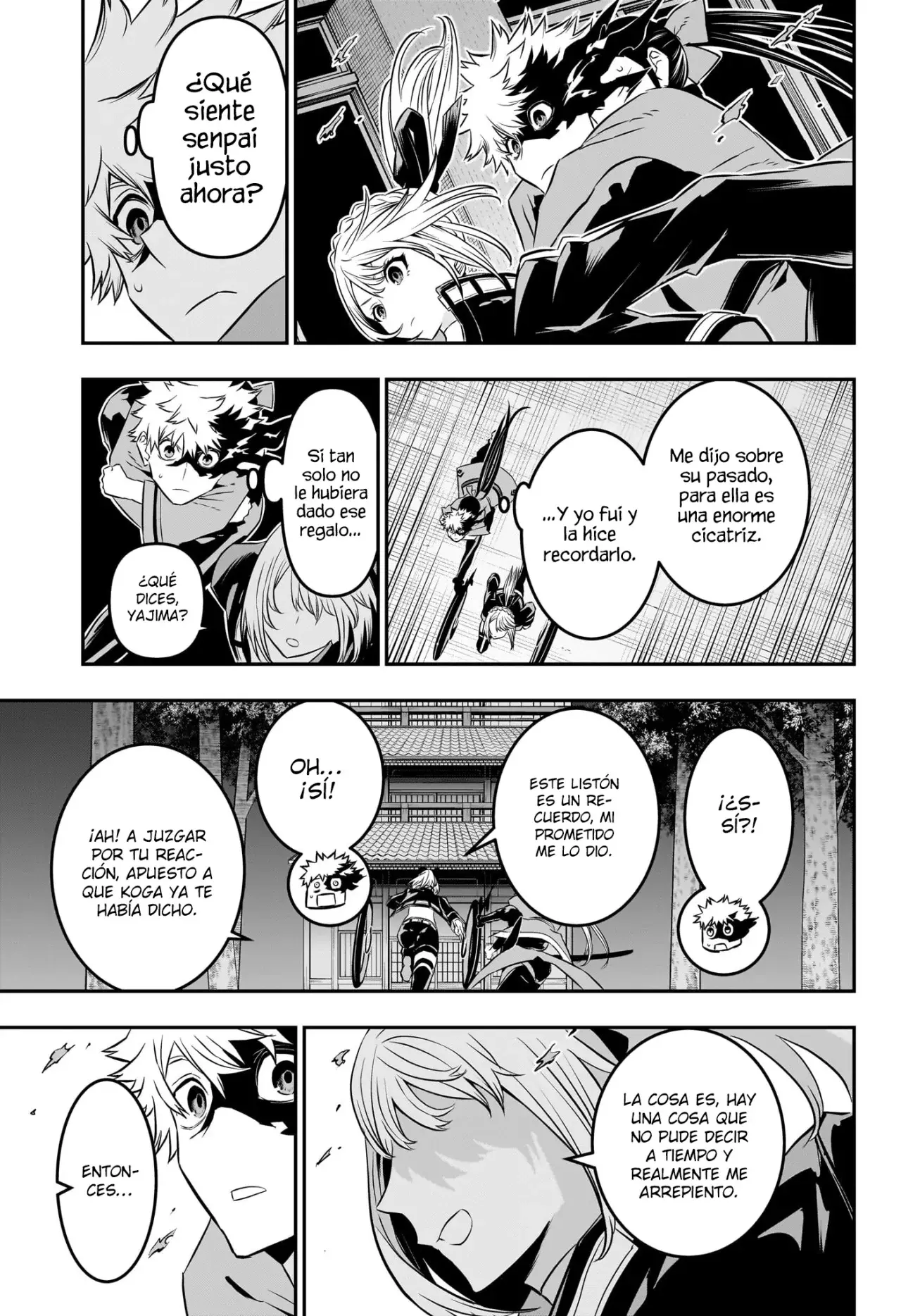 Nue's Exorcist Capitulo 51: Cumpleaños y senpai página 14