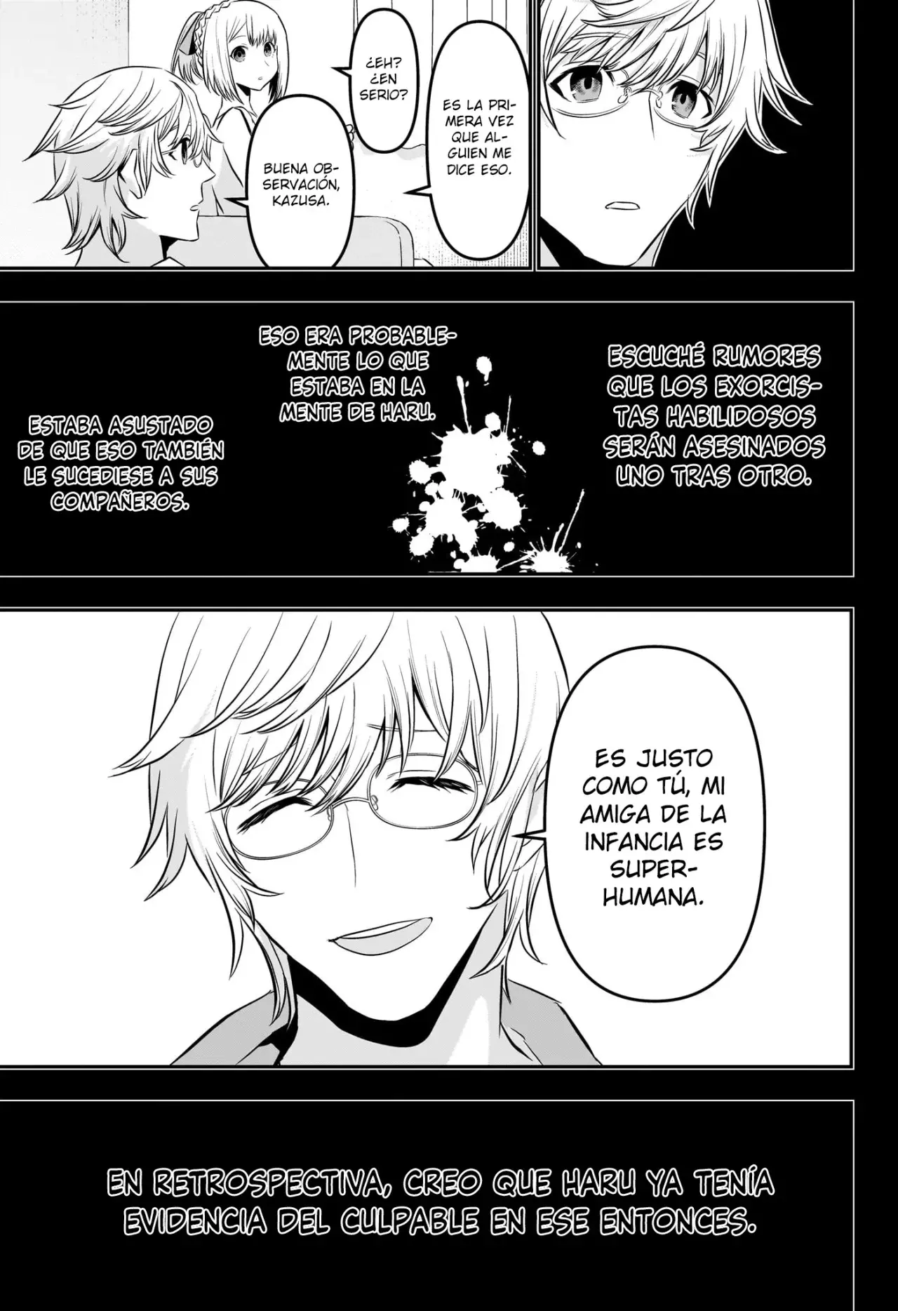Nue's Exorcist Capitulo 51: Cumpleaños y senpai página 8