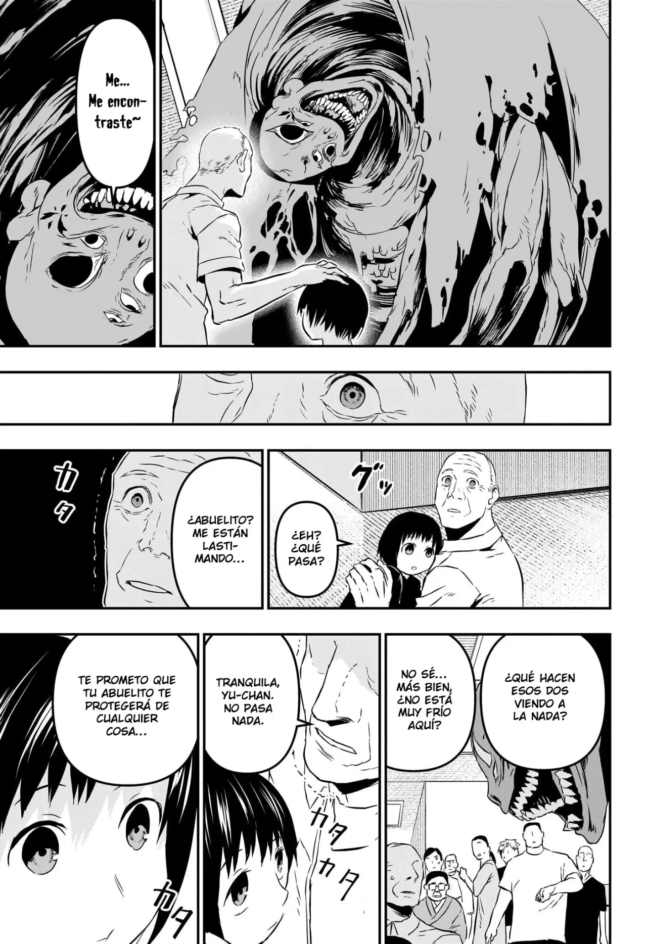 Nue's Exorcist Capitulo 54: La pelea de Gakurou y Senpai página 12